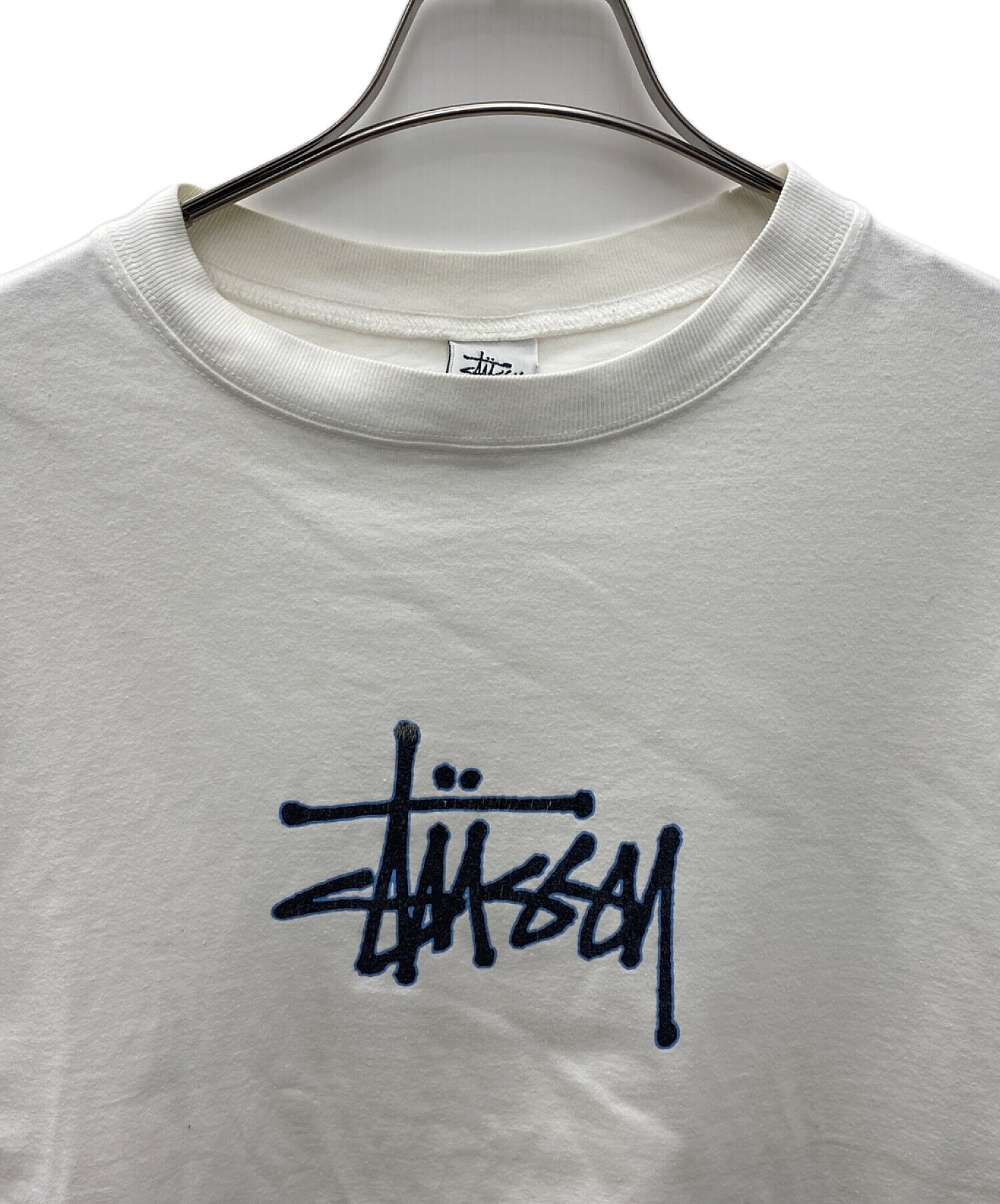 中古・古着通販】stussy (ステューシー) 長袖カットソー ホワイト 