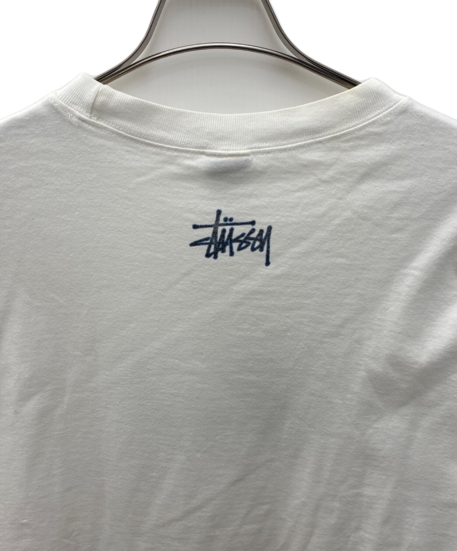 中古・古着通販】stussy (ステューシー) 長袖カットソー ホワイト