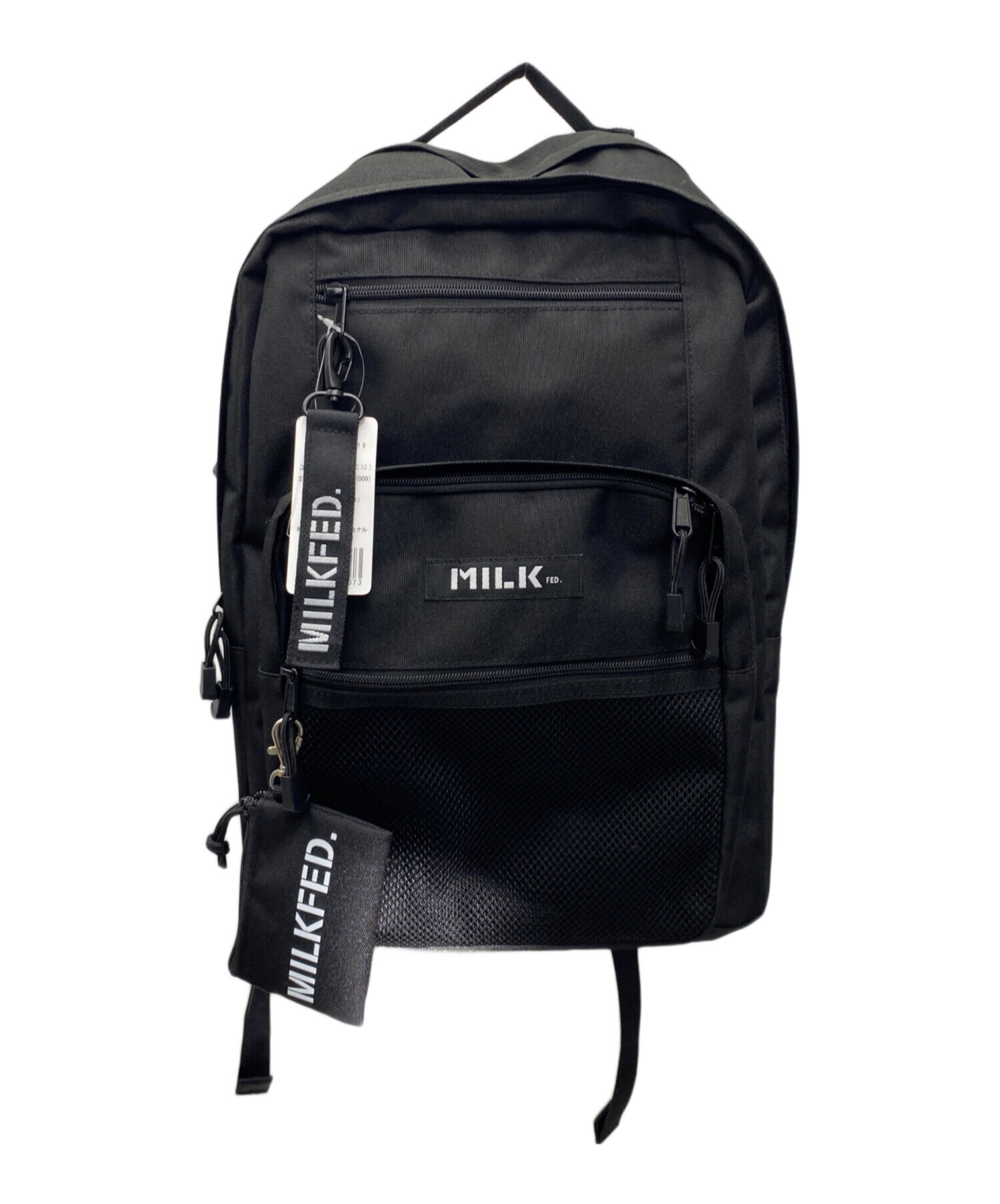 中古・古着通販】MILK FED. (ミルクフェド) バックパック ブラック 未 
