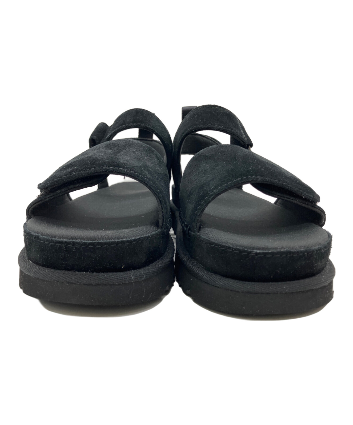 中古・古着通販】UGG (アグ) 厚底サンダル ブラック サイズ:26