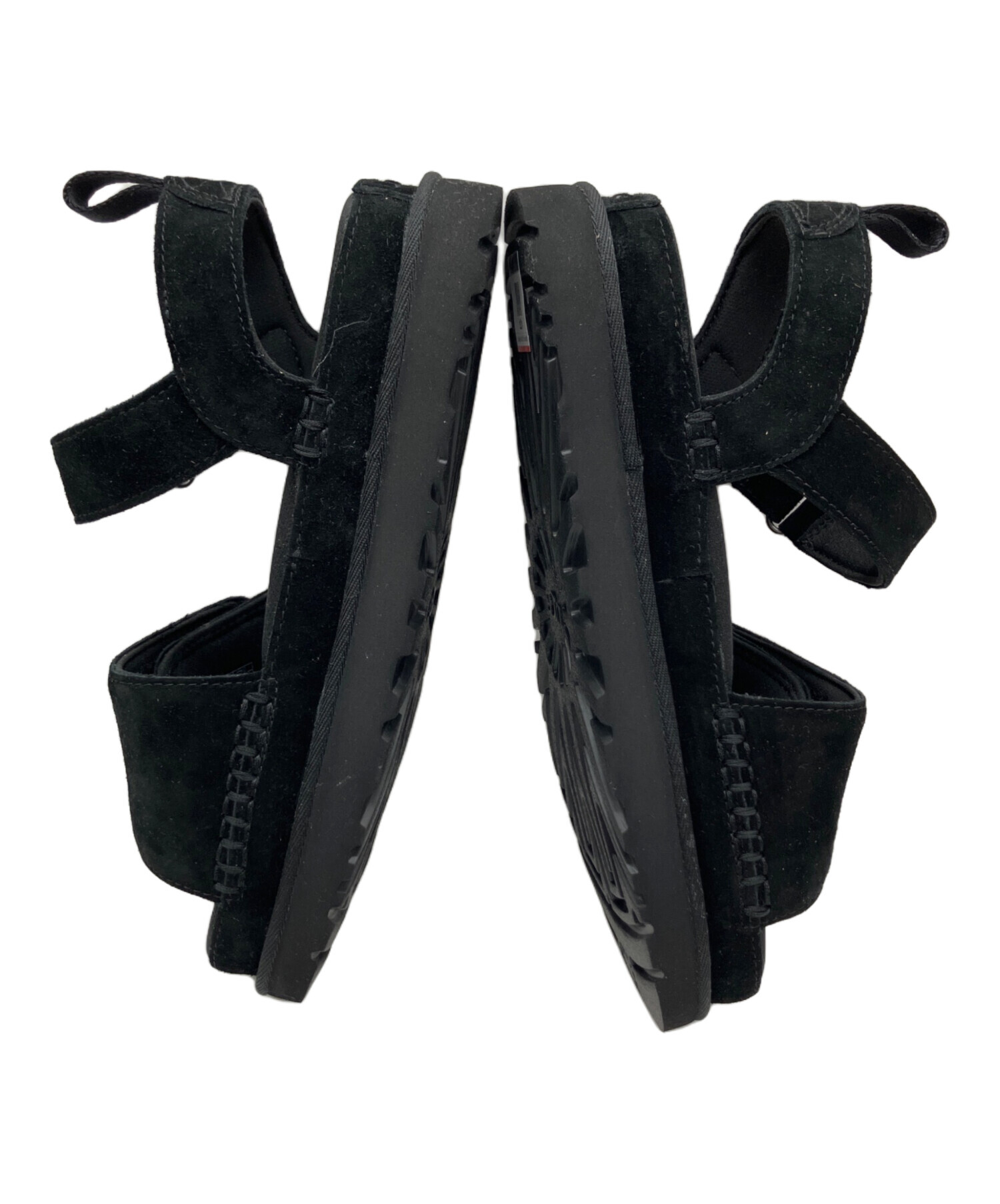 中古・古着通販】UGG (アグ) 厚底サンダル ブラック サイズ:26