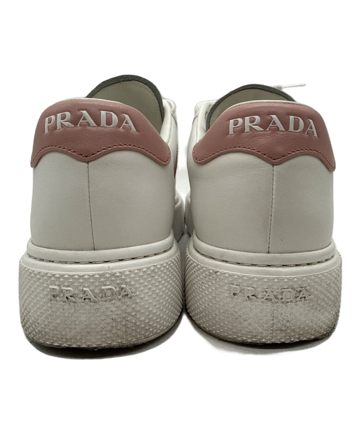 中古・古着通販】PRADA (プラダ) ローカットスニーカー ホワイト