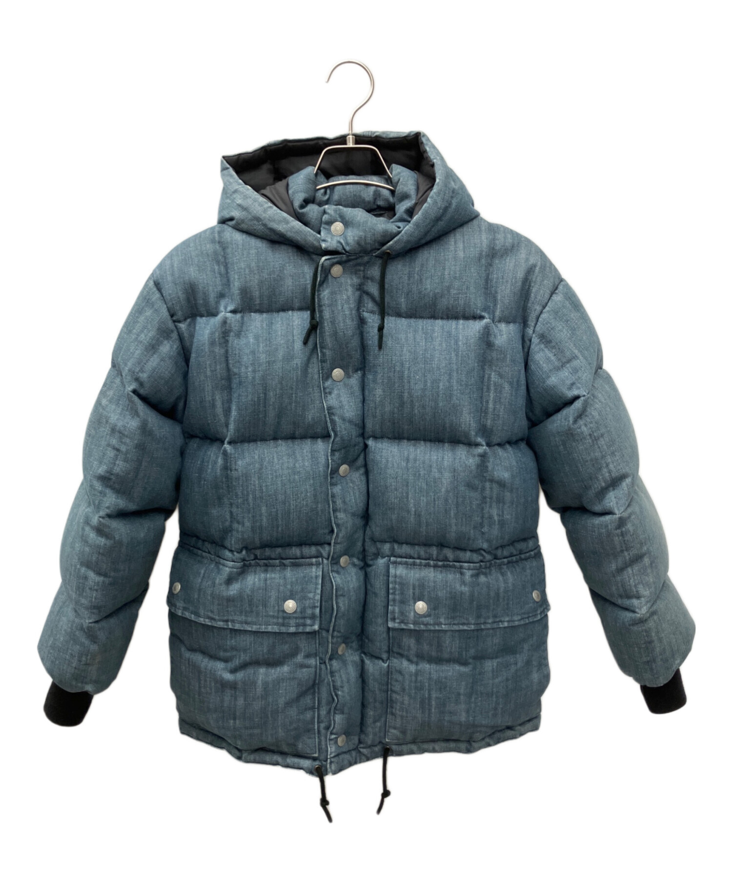 佐*藤様 EVISU エヴィス ダウンジャケット サイズ38 中古・古着通販】EVISU (エヴィス) ダウンジャケット インディゴ