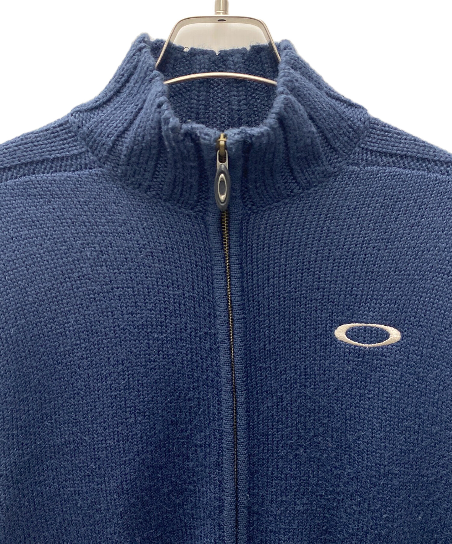 中古・古着通販】OAKLEY (オークリー) ニットジャケット ネイビー