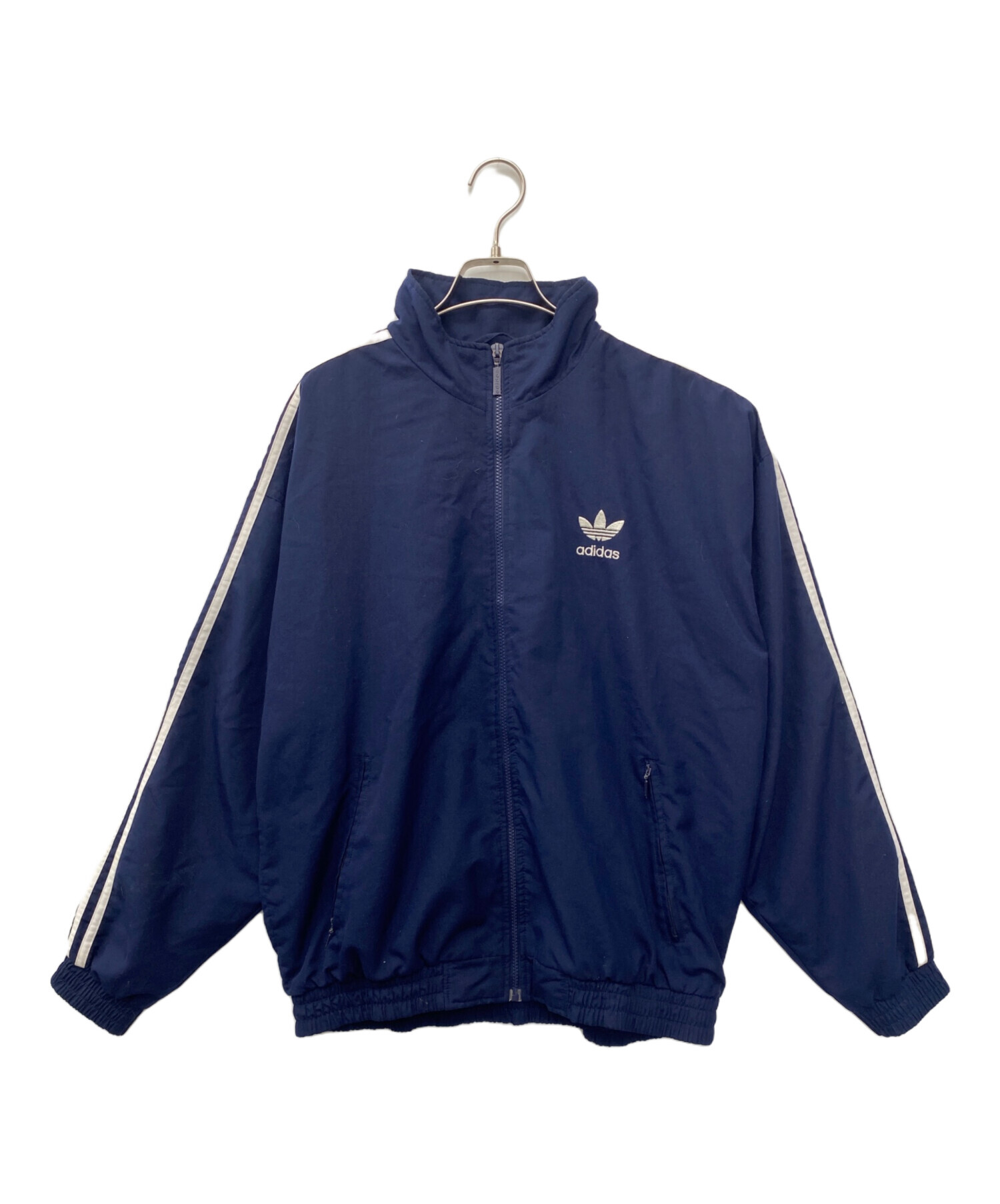 中古・古着通販】adidas (アディダス) ナイロンジャケット ネイビー