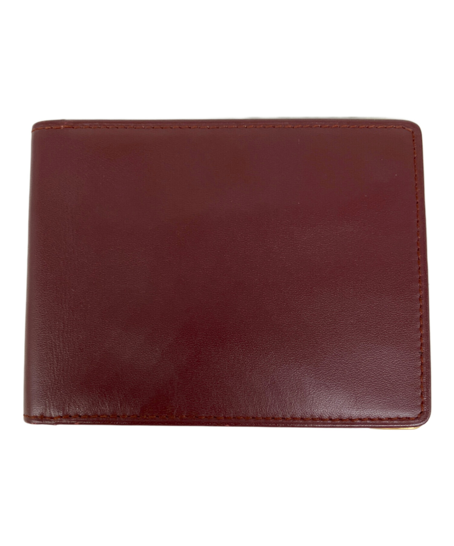 Cartier レザー ケース ボルドー 中古・古着通販】Cartier (カルティエ) カードケース ボルドー
