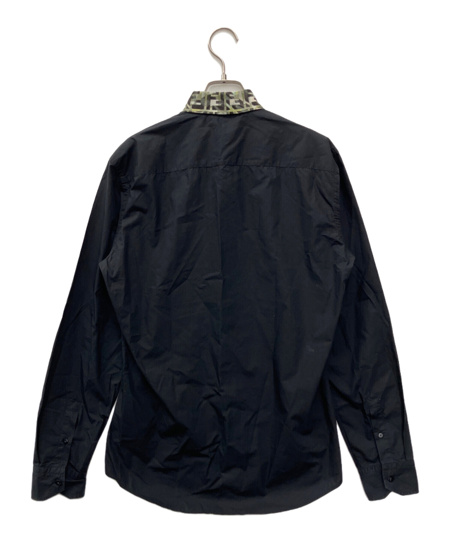 中古・古着通販】FENDI (フェンディ) 長袖シャツ ブラック サイズ:39