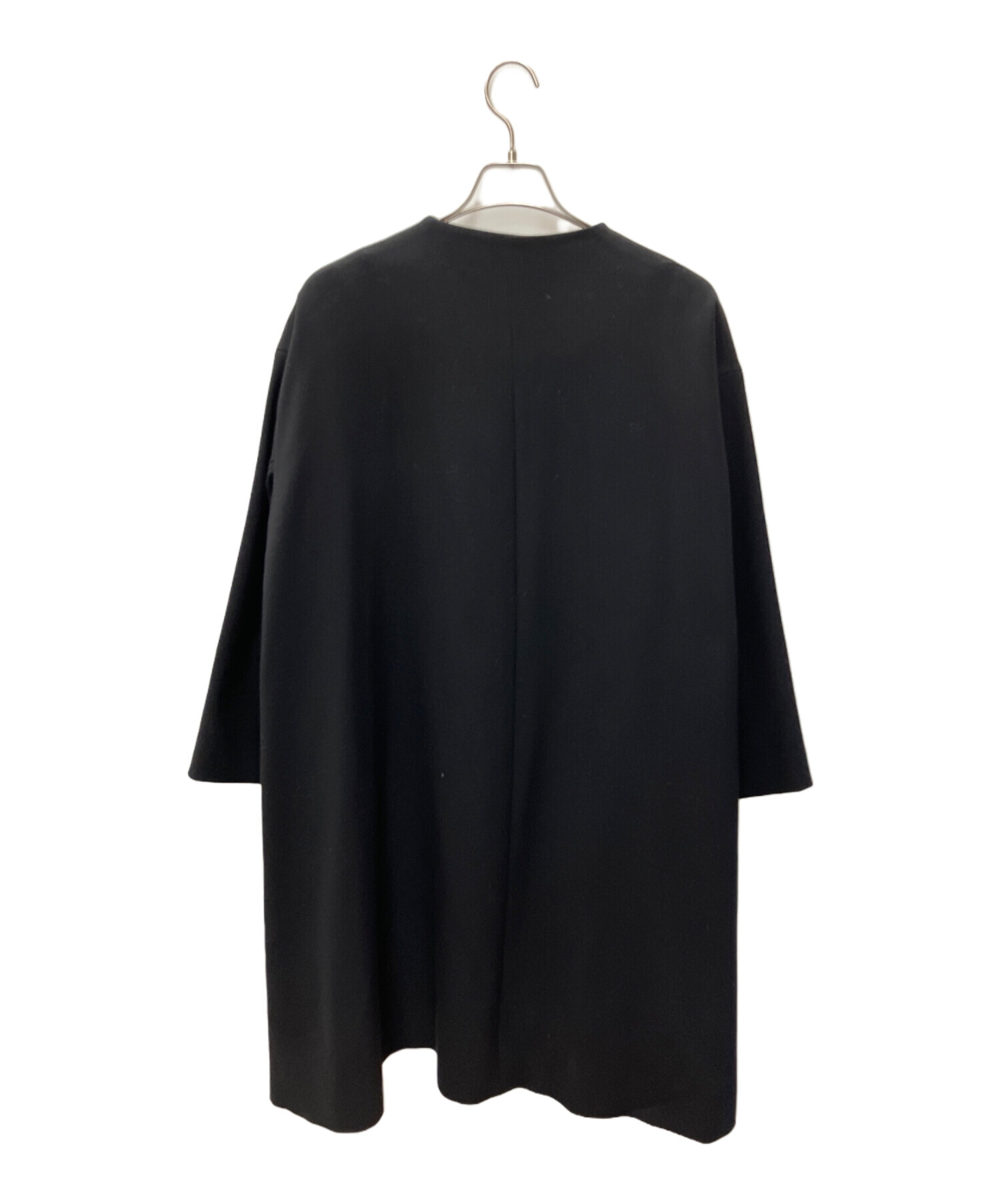 ENFOLDトップネップ立体袖コート 38 定価7万2600円 中古・古着通販】ENFOLD (エンフォルド) コート ブラック サイズ:36
