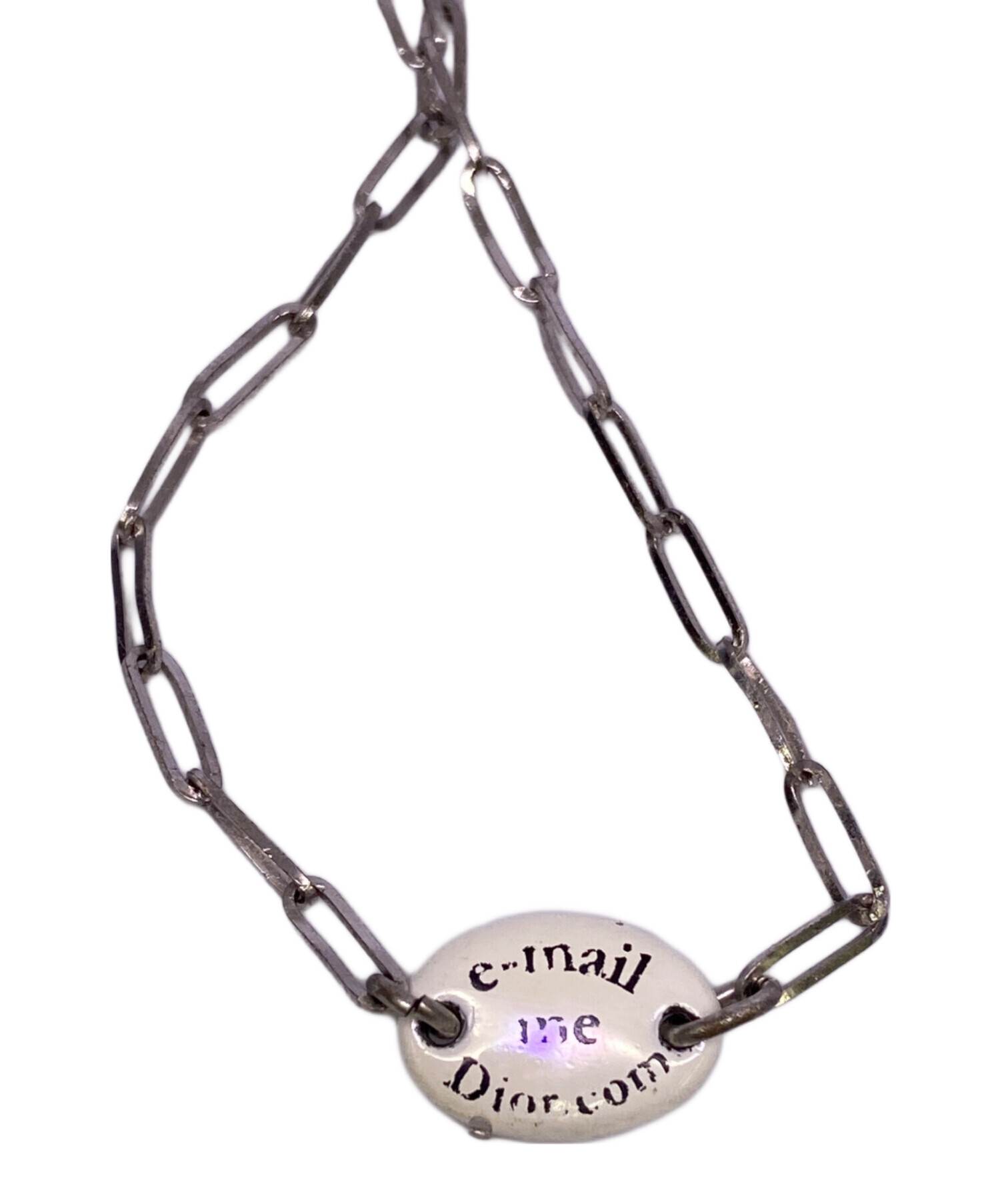 中古・古着通販】Dior (ディオール) チェーンネックレス シルバー