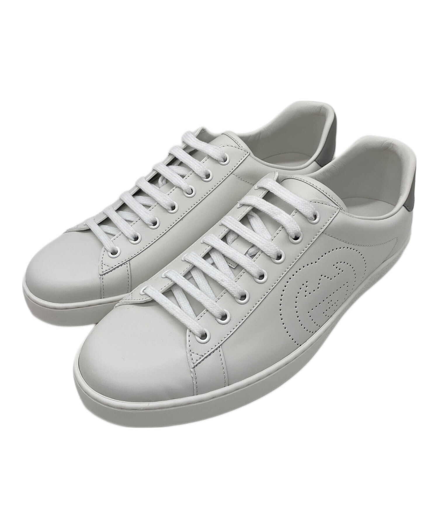 中古・古着通販】GUCCI (グッチ) ローカットスニーカー ホワイト