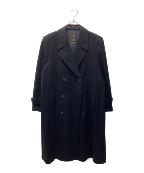 中古・古着通販】ZILLI (ジリー) カシミヤコート ネイビー サイズ:LL