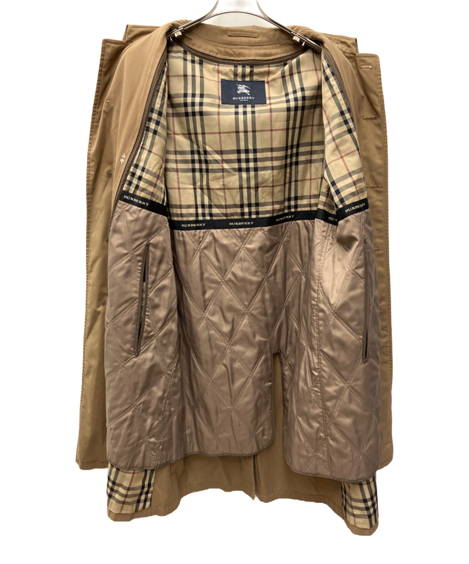 BURBERRYLONDON バーバリーロンドン スプリングコート 中古・古着通販】BURBERRY LONDON (バーバリーロンドン) ステンカラー