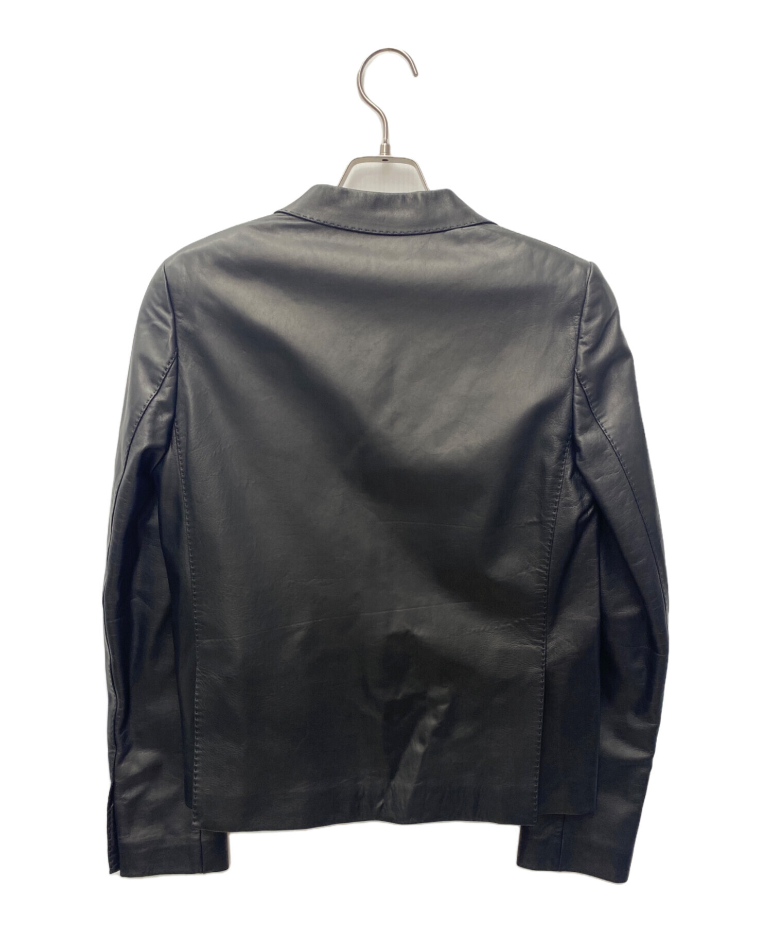 中古・古着通販】GUCCI (グッチ) ラムレザーテーラードジャケット