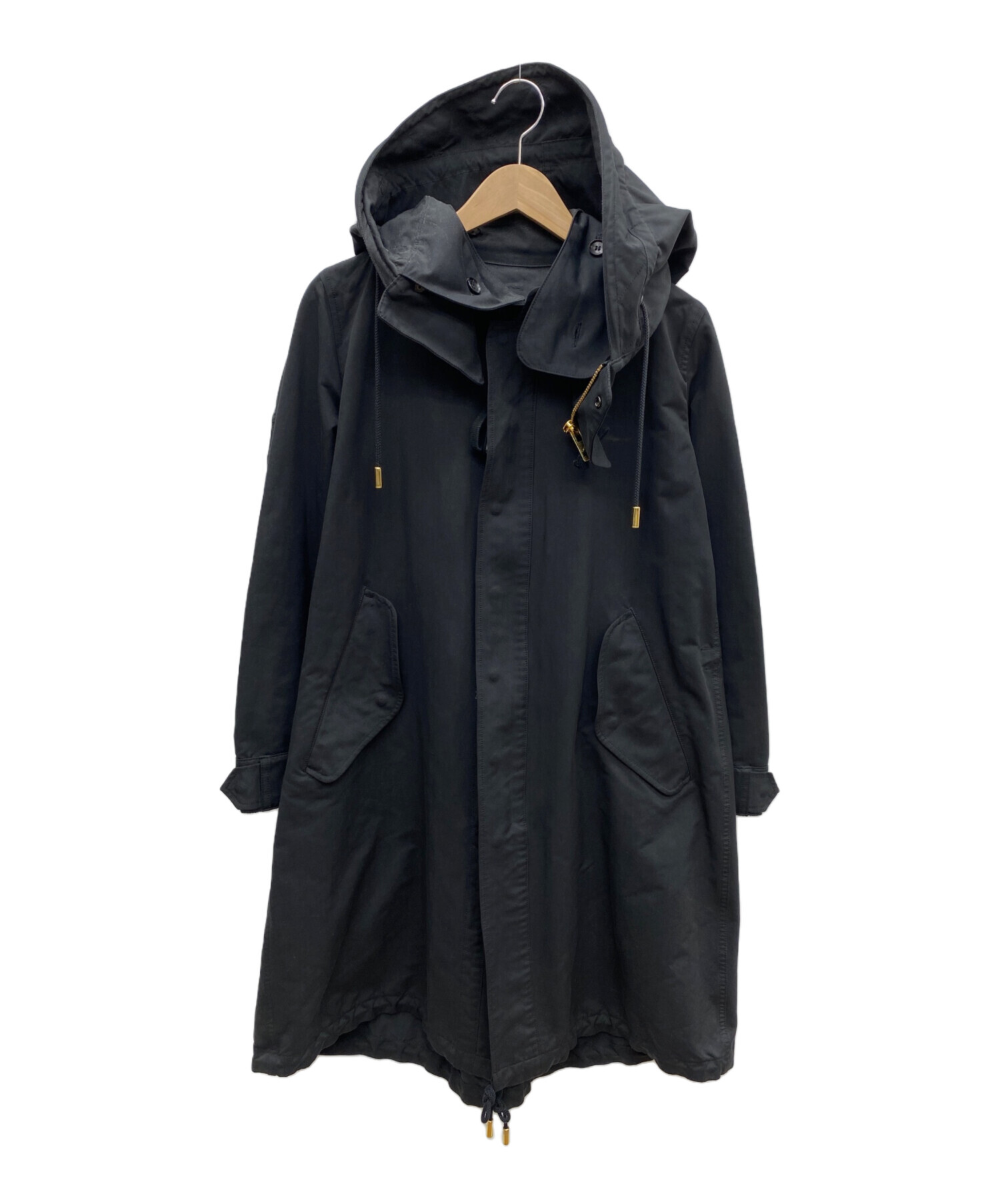 中古・古着通販】THE RERACS (ザ リラクス) モッズコート ブラック