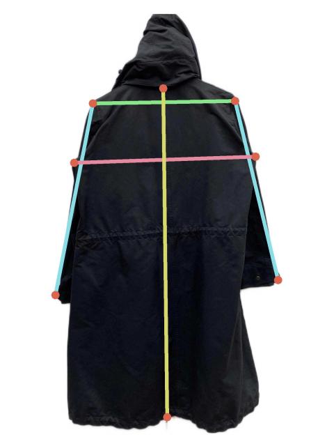 中古・古着通販】THE RERACS (ザ リラクス) モッズコート ブラック
