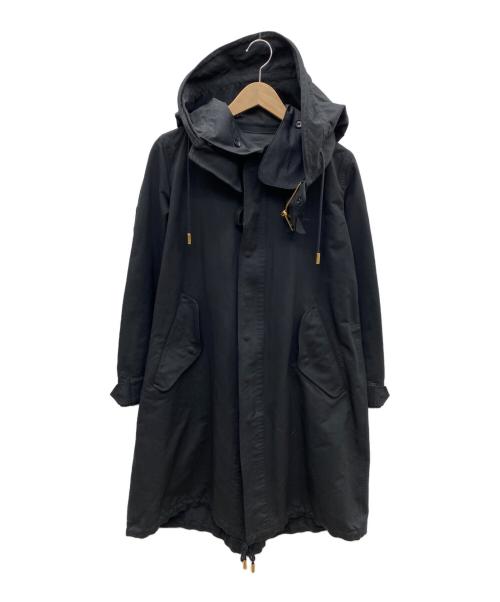 THE RERACS 黒 モッズコート フード付き 36 リラクス 1068001399102475_01_2769w.jpeg