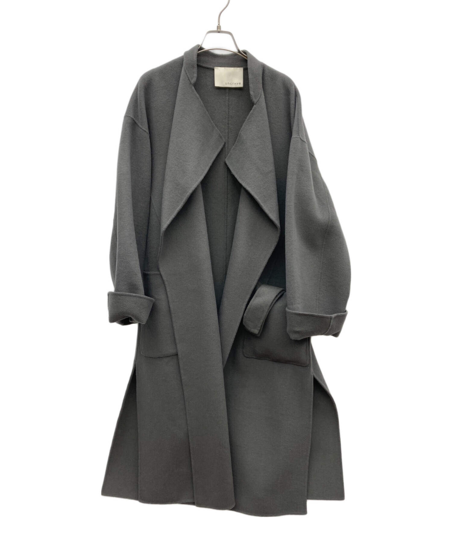 中古・古着通販】uncrave (アンクレイヴ) ロングコート グレー サイズ