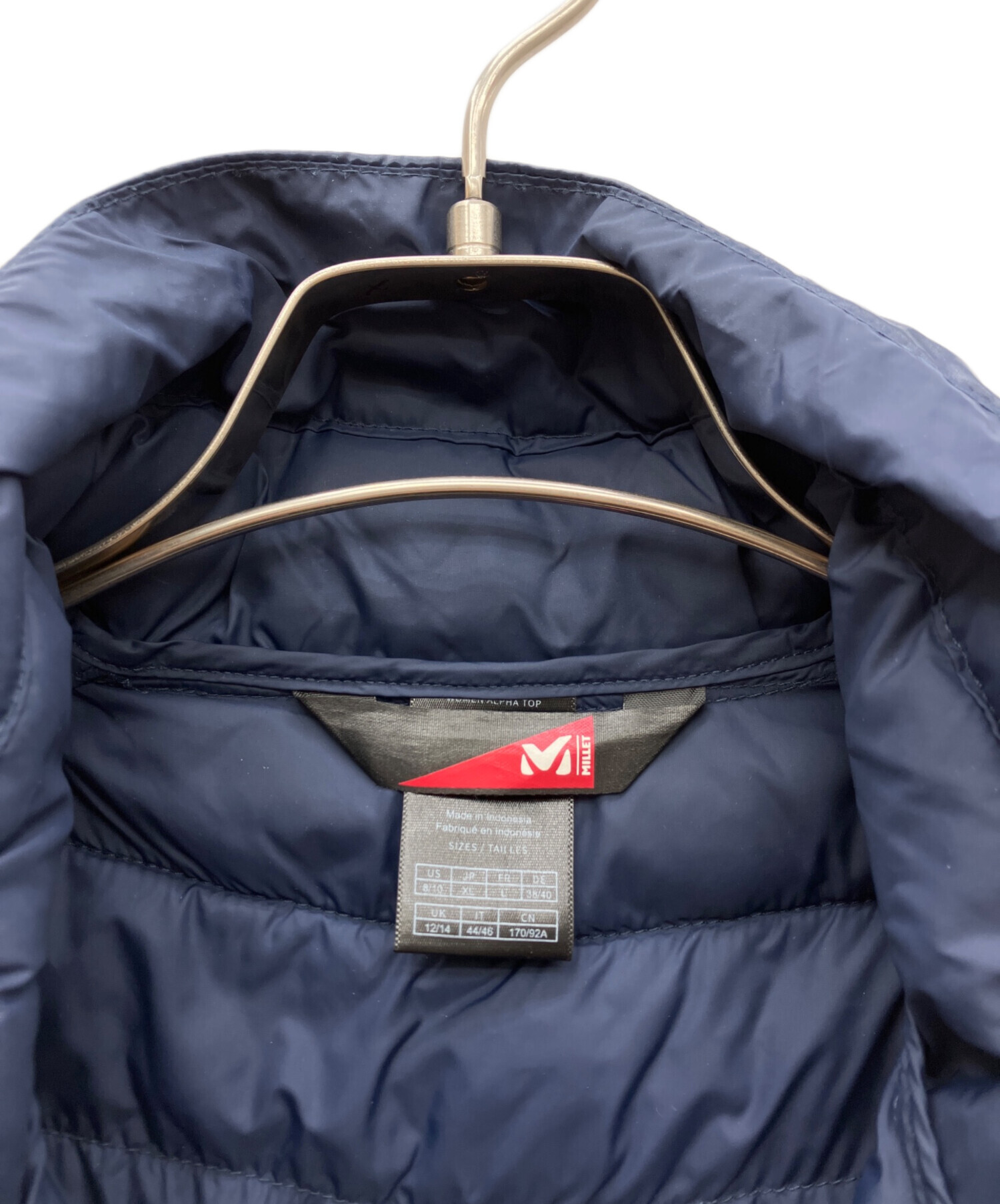 中古・古着通販】MILLET (ミレー) ダウンジャケット ネイビー サイズ