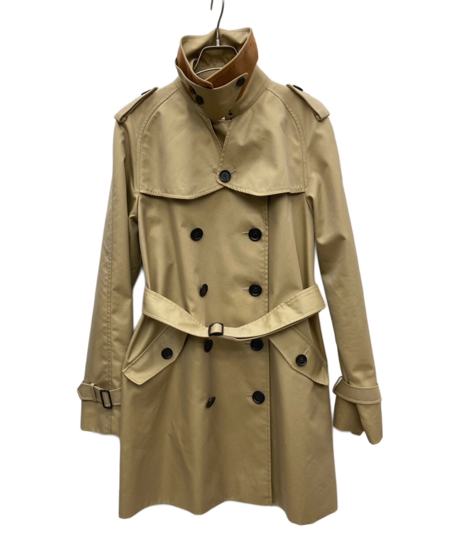 中古・古着通販】COACH (コーチ) トレンチコート ブラウン×ブラック