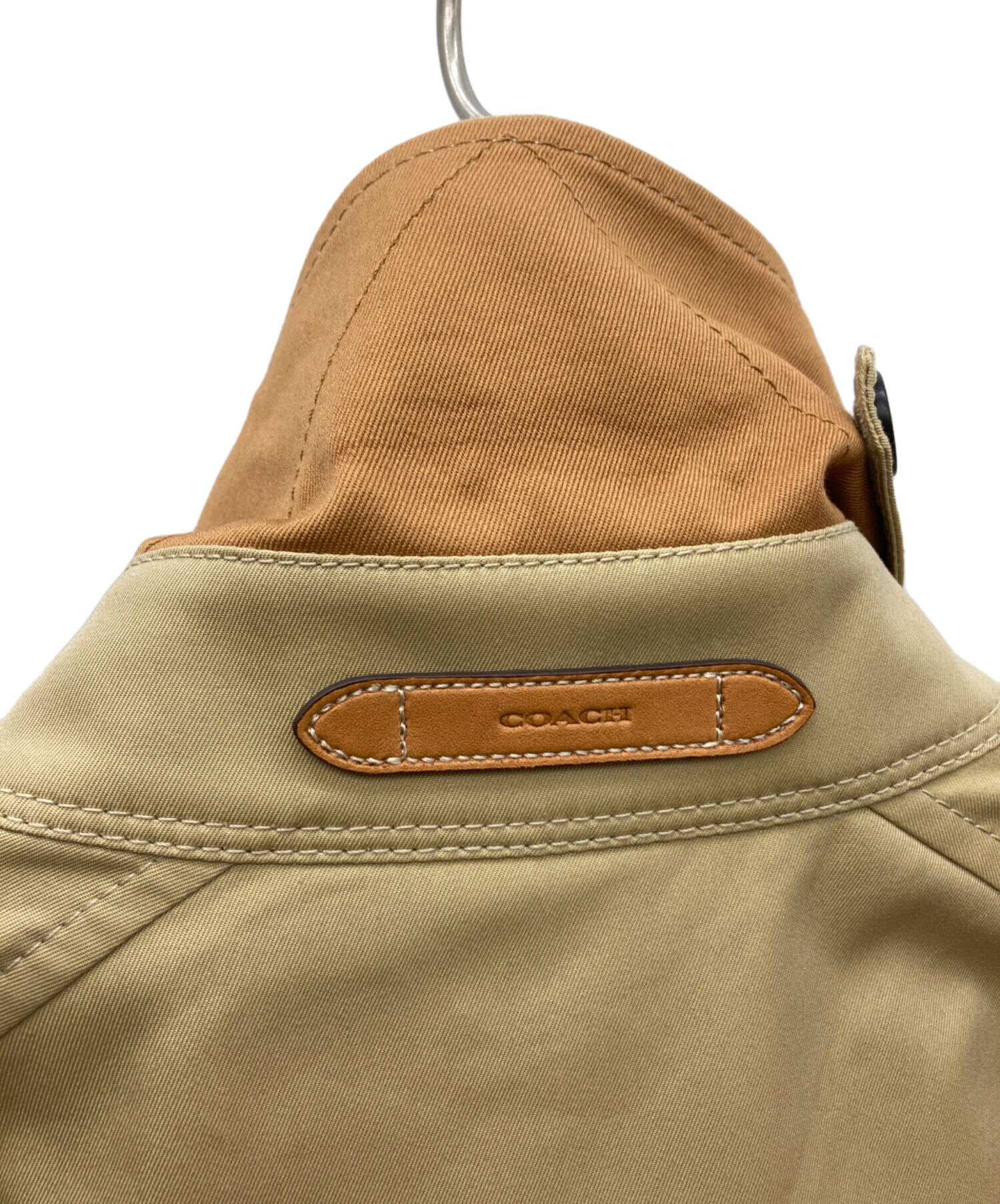 中古・古着通販】COACH (コーチ) トレンチコート ブラウン×ブラック