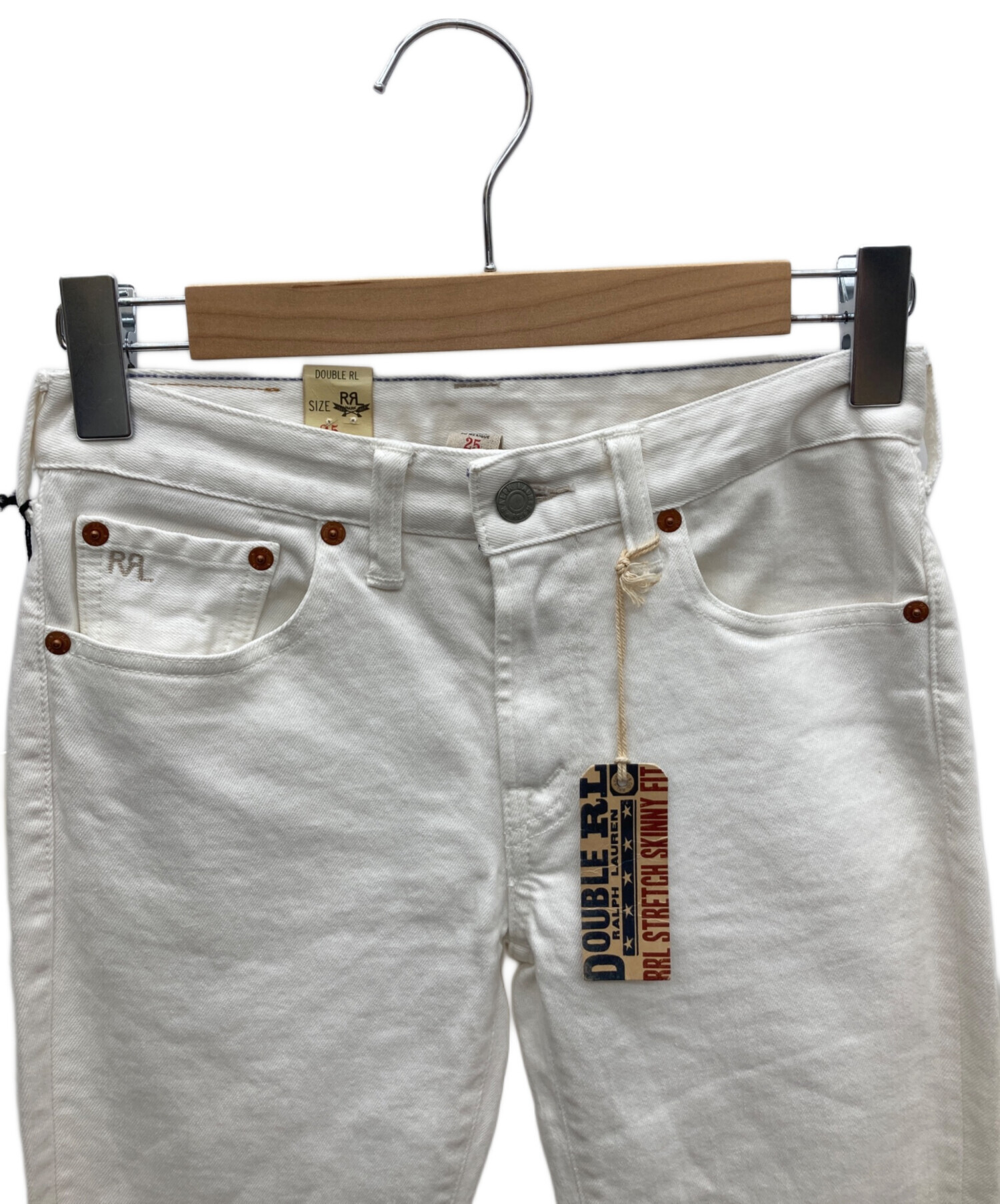 タグ付き未使用品 RRL ダブルアールエル skinnyfitスキニー デニム 中古・古着通販】DOUBLE RL (RRL) (ダブルアールエル) スキニーデニム