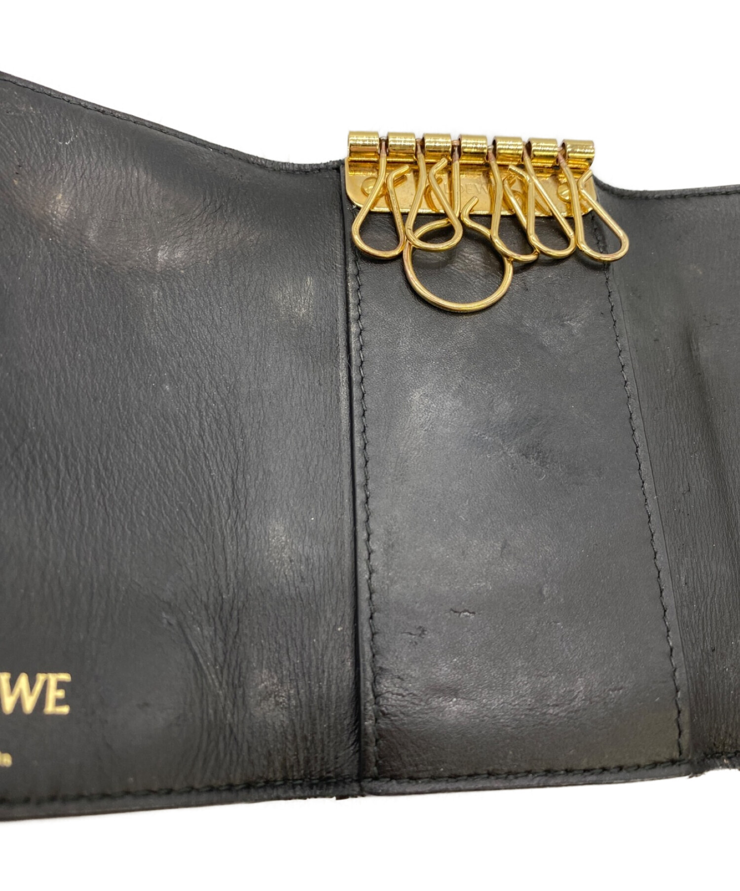 中古・古着通販】LOEWE (ロエベ) 6連キーケース ブラック｜ブランド