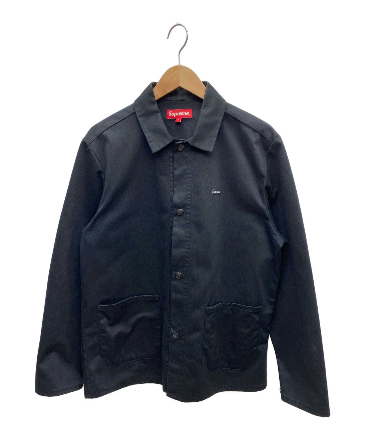 中古・古着通販】SUPREME (シュプリーム) ショップジャケット ブラック 