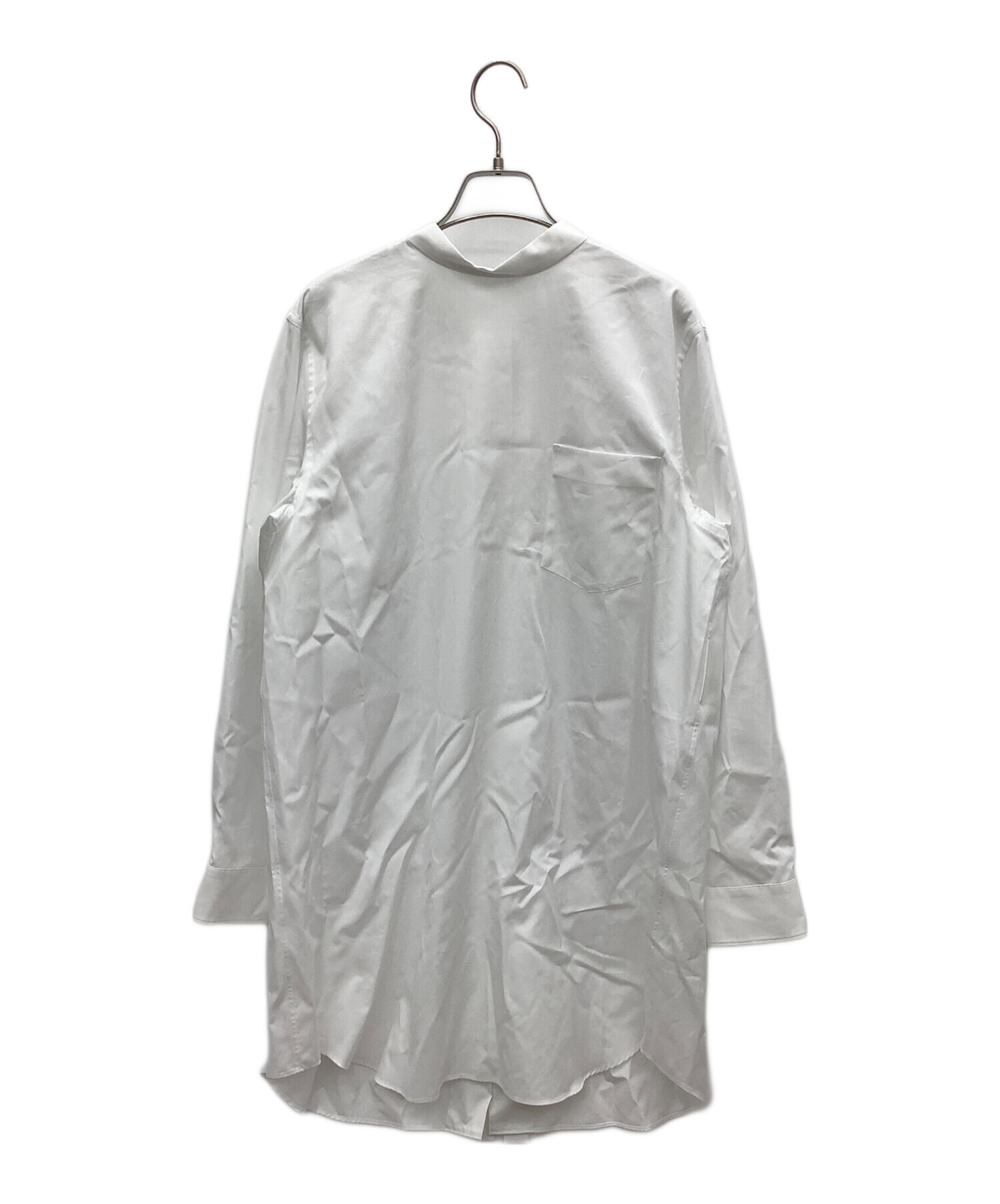 トリココムデギャルソン ギャザー ドレスシャツ ボタンレス 中古・古着通販】COMME des GARCONS COMME des GARCONS