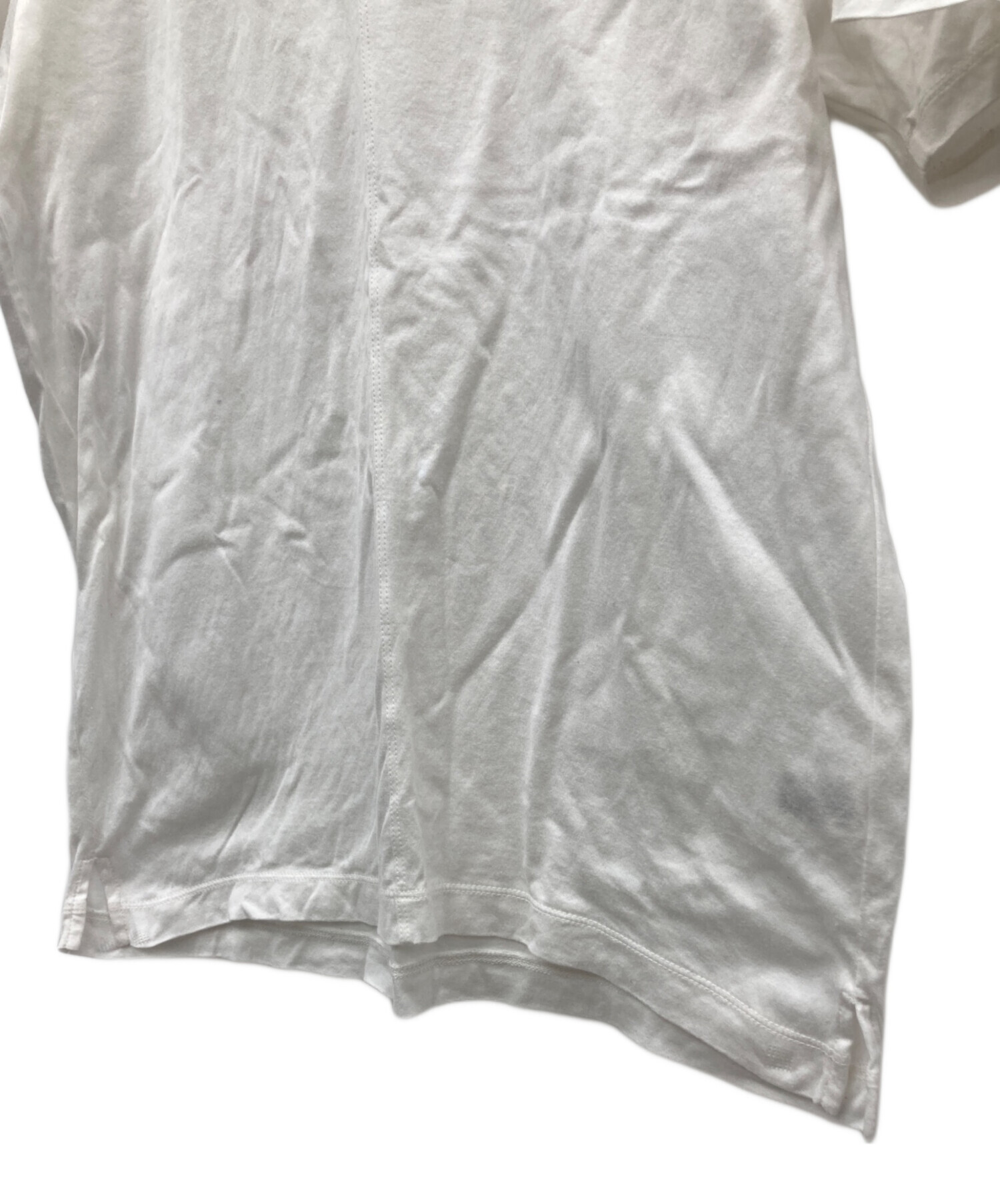 美品　イッセイミヤケ ワッフル半袖カットソー 白 サイズ2 中古・古着通販】ISSEY MIYAKE (イッセイミヤケ) モックネック