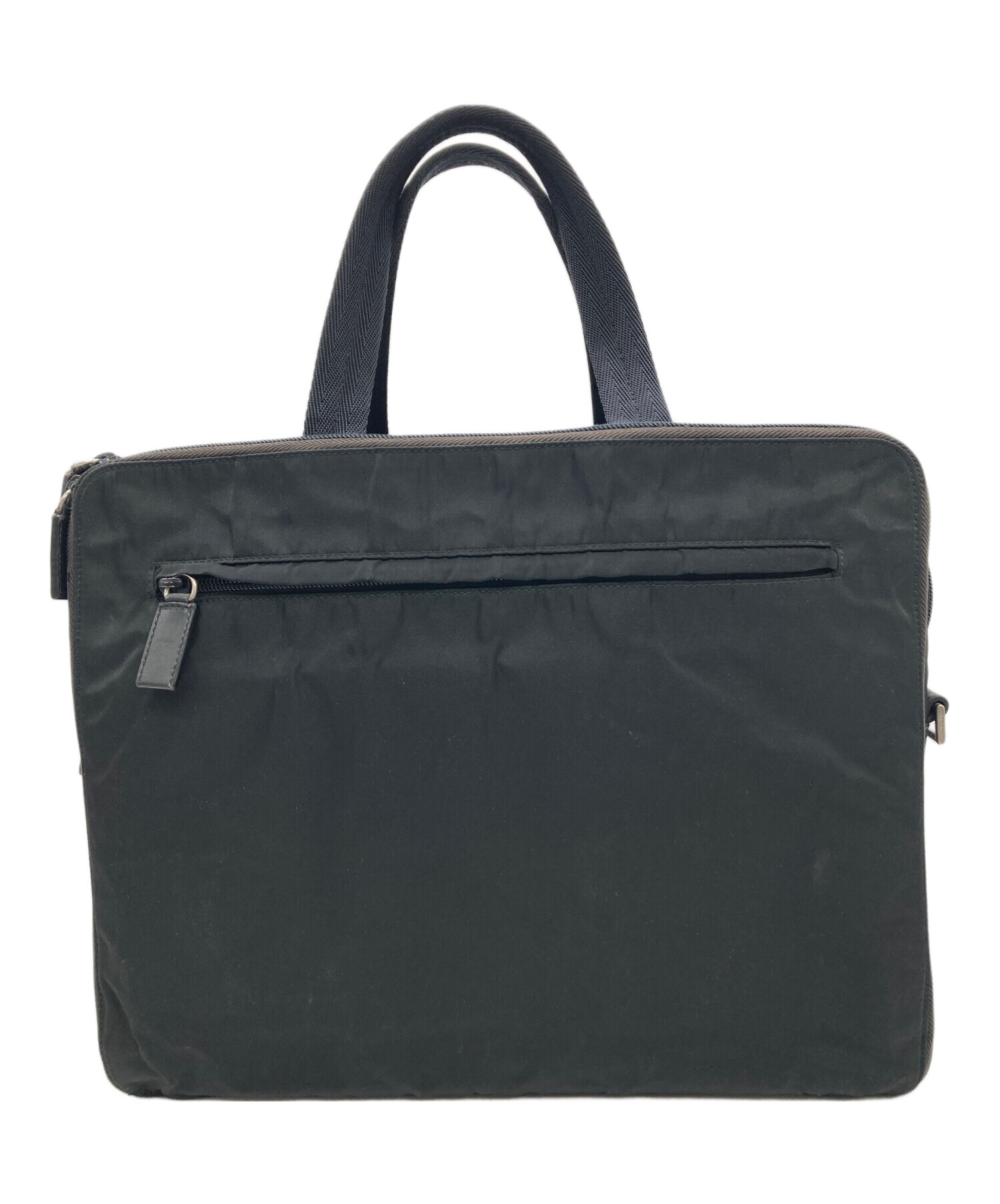 中古・古着通販】PRADA (プラダ) ビジネスバッグ ブラック｜ブランド 