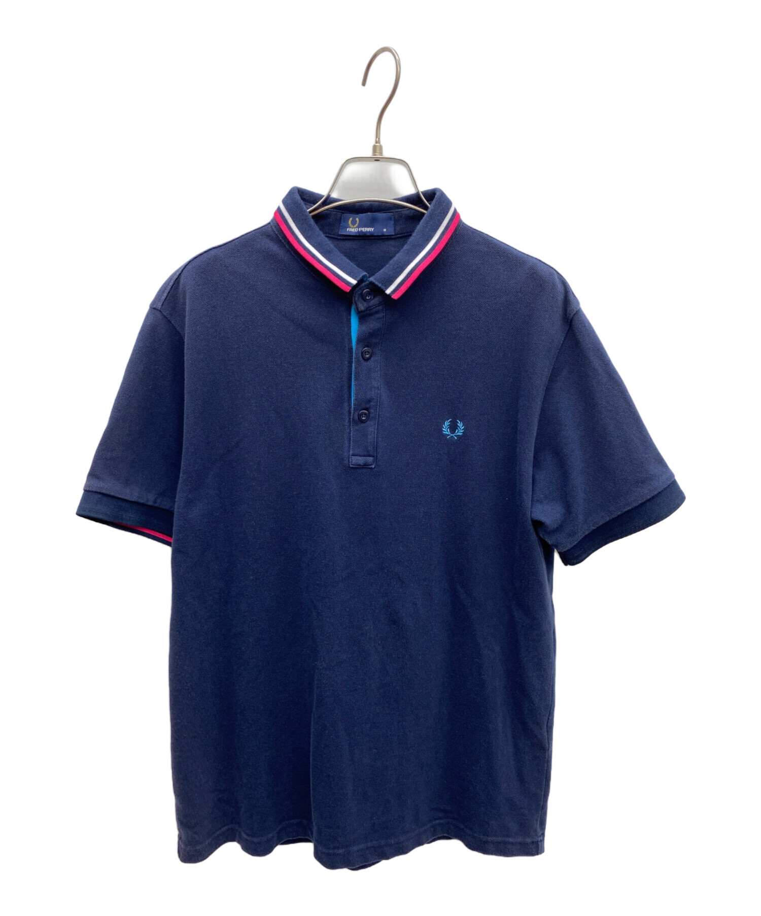 中古・古着通販】FRED PERRY (フレッドペリー) ポロシャツ ネイビー
