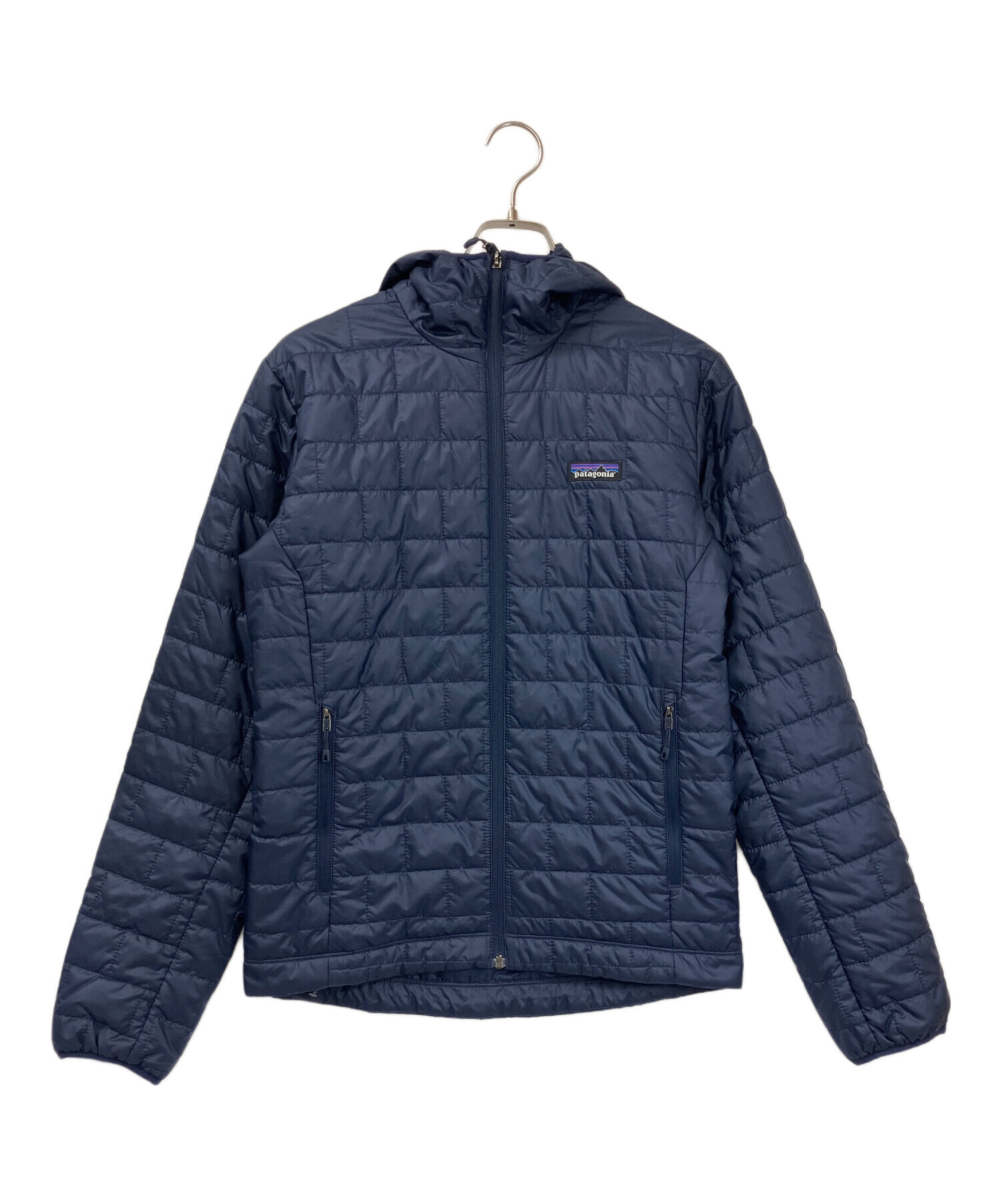 patagonia ナノパフ フーディ メンズ L ジャケット 青 パタゴニア あの