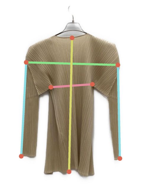 中古・古着通販】ISSEY MIYAKE (イッセイミヤケ) プリーツカーディガン
