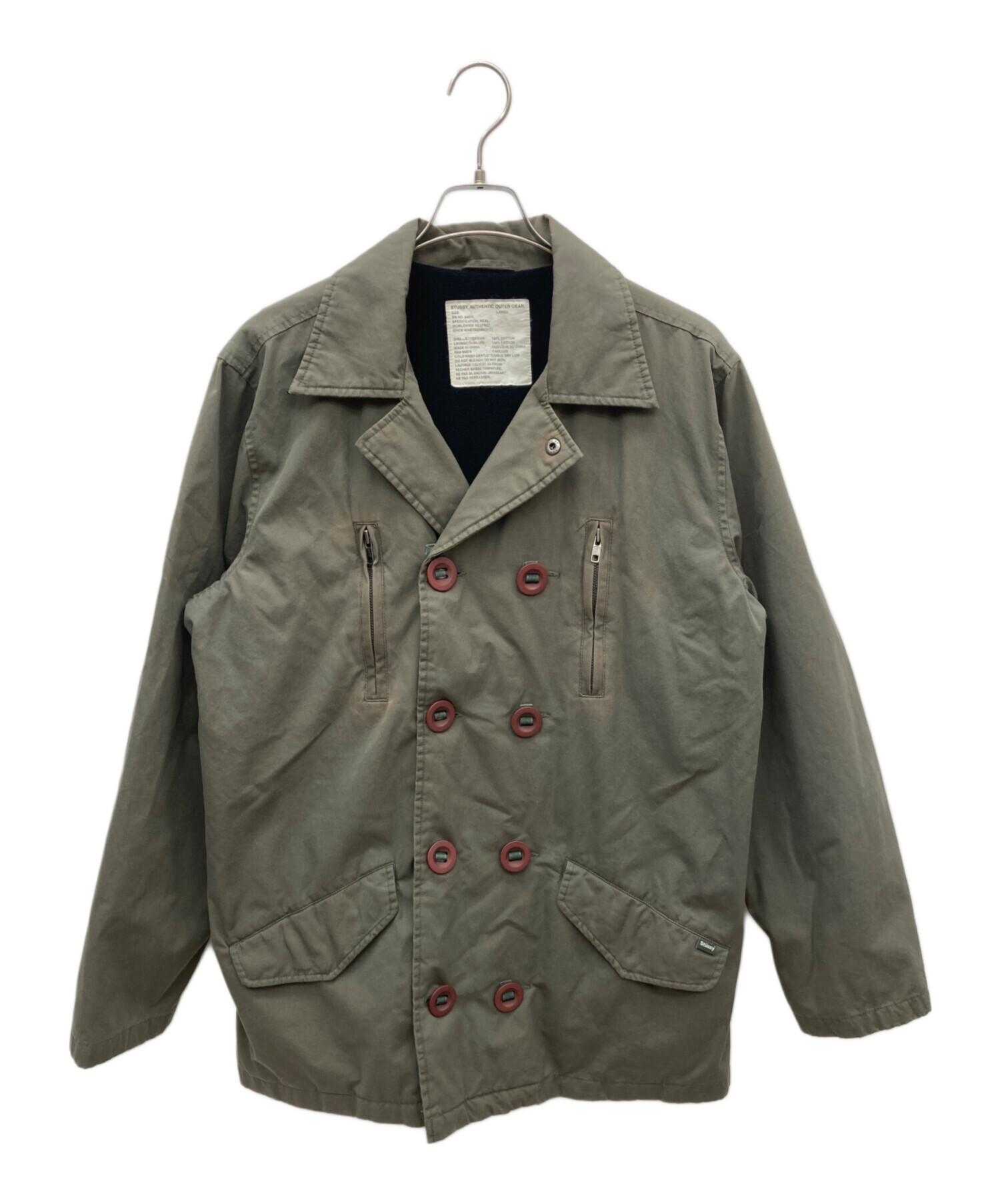 中古・古着通販】stussy (ステューシー) ミリタリージャケット 