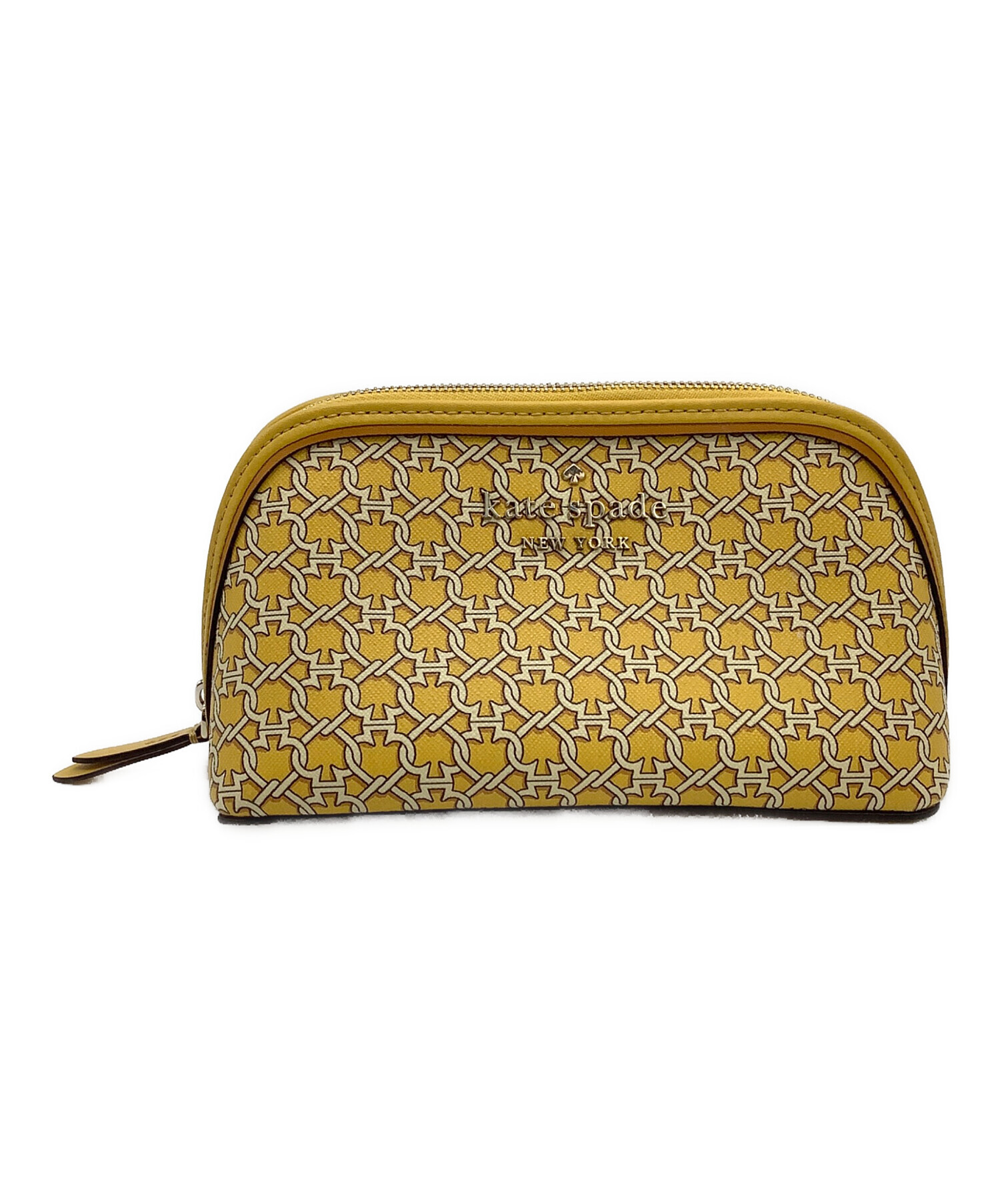 中古・古着通販】Kate Spade (ケイトスペード) コスメポーチ イエロー 