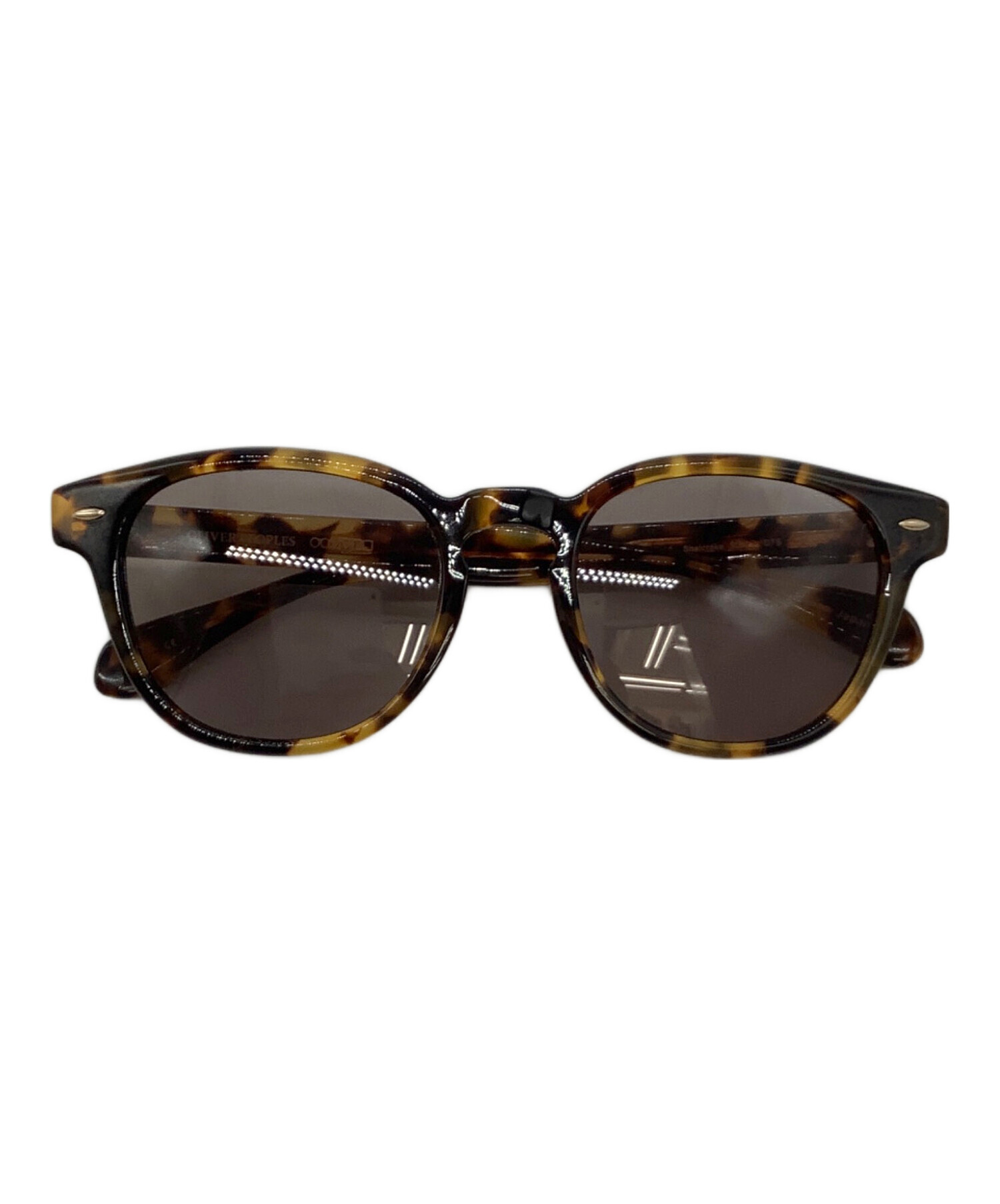 OLIVER PEOPLES オリバーピープルズ サングラス  茶 【古着】【中古】【送料無料】 Oliver Peoples - OLIVER PEOPLES オリバーピープルズ サングラス 茶