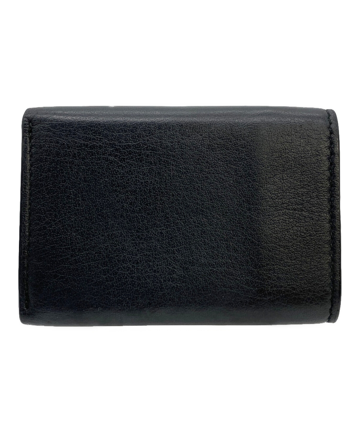 BALENCIAGA ペーパーミニウォレット黒