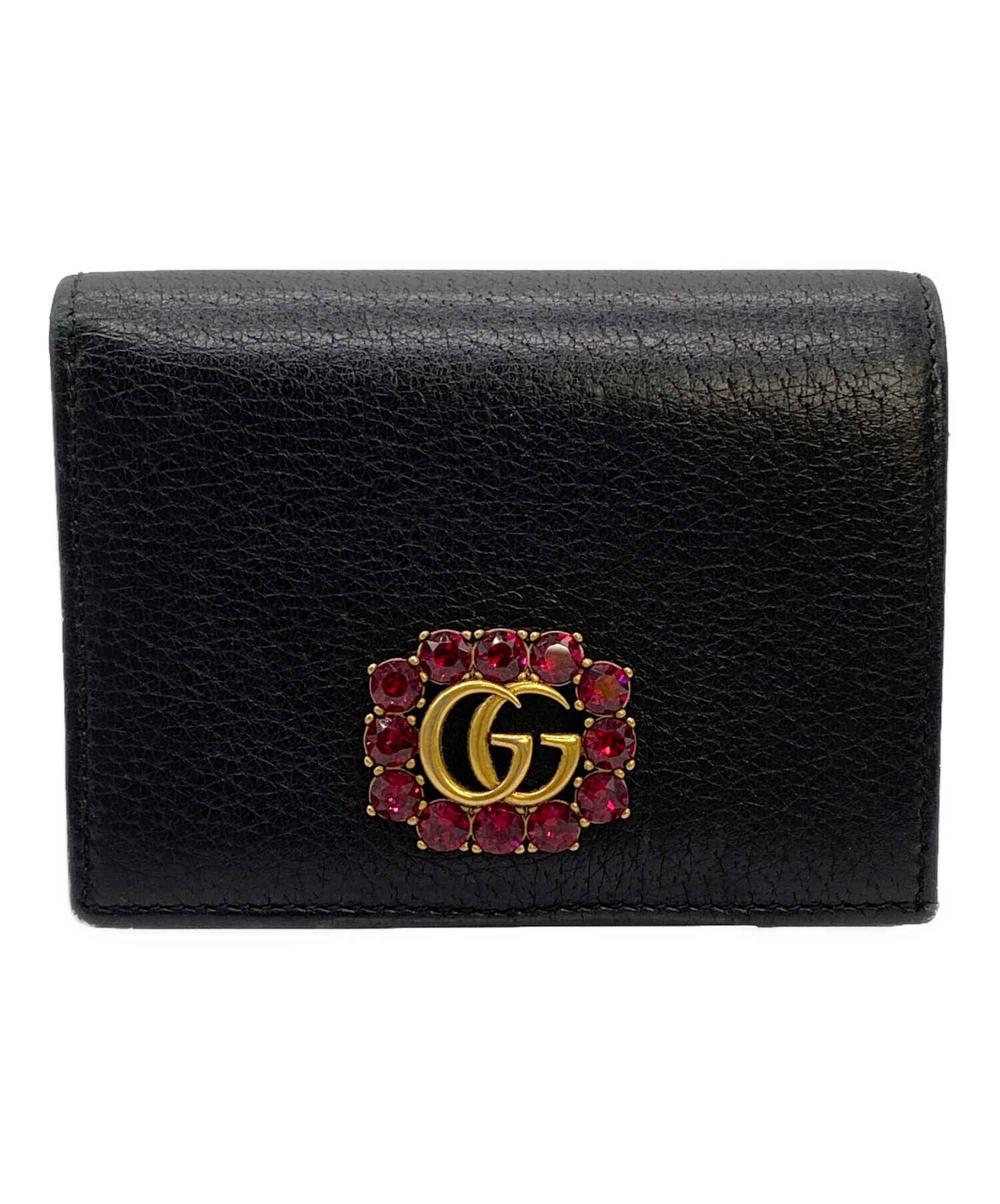 中古・古着通販】GUCCI (グッチ) GGマーモント コンパクトウォレット