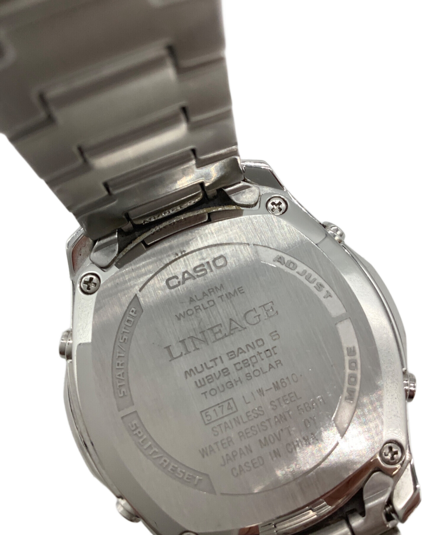 中古・古着通販】CASIO (カシオ) LINEAGE(リニエージ) ホワイト