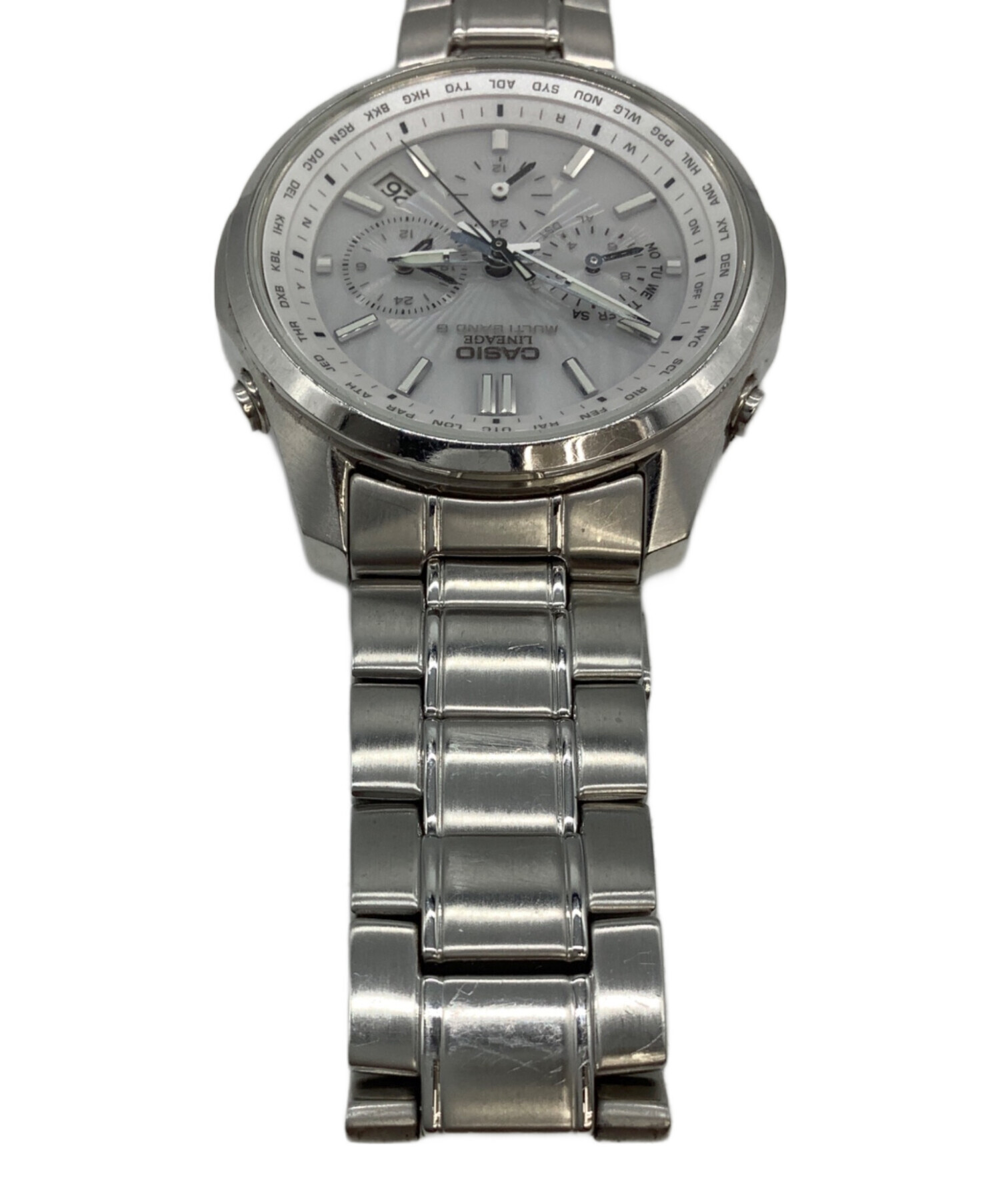 中古・古着通販】CASIO (カシオ) LINEAGE(リニエージ) ホワイト 