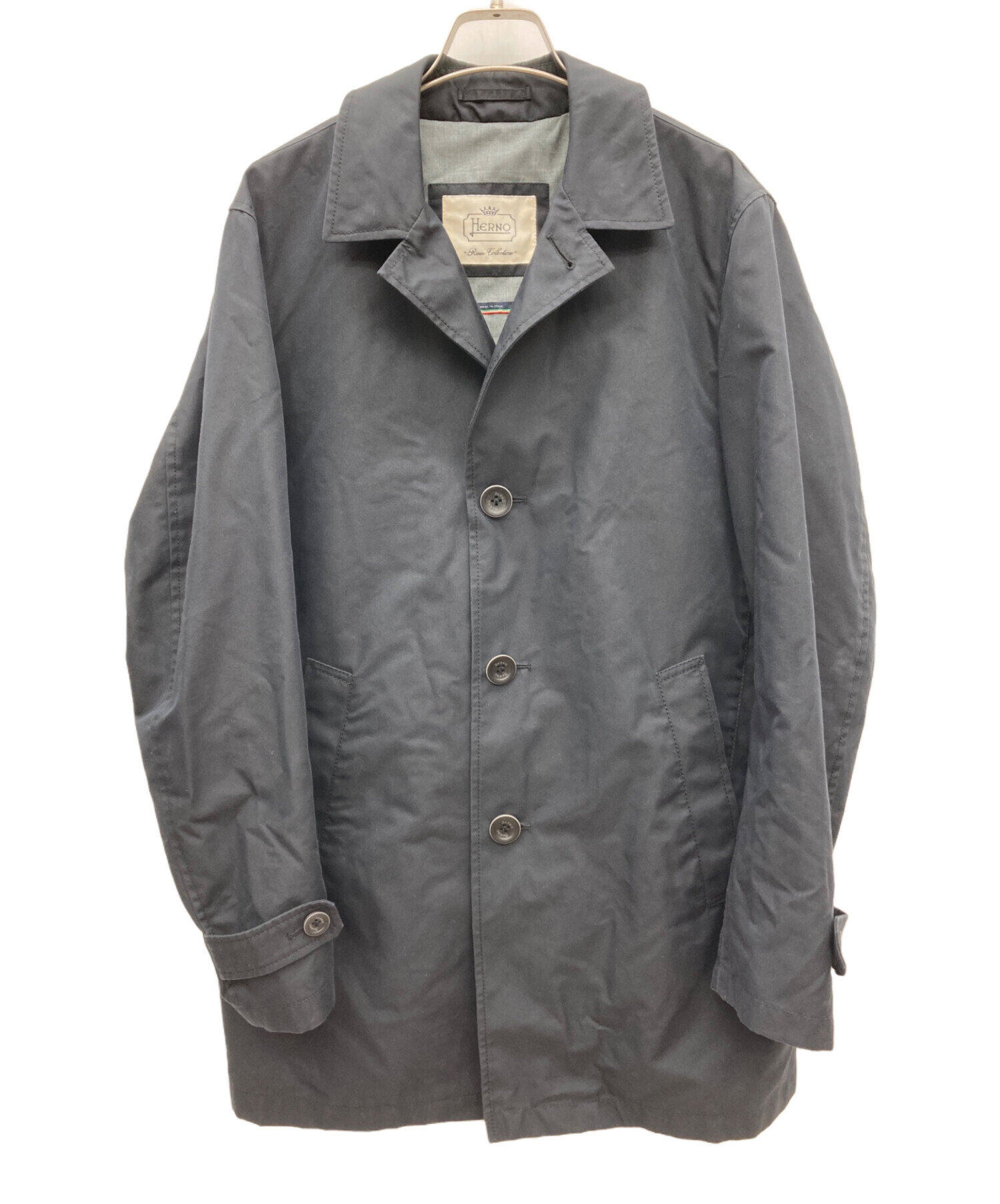 中古・古着通販】HERNO (ヘルノ) コート ネイビー サイズ:50｜ブランド