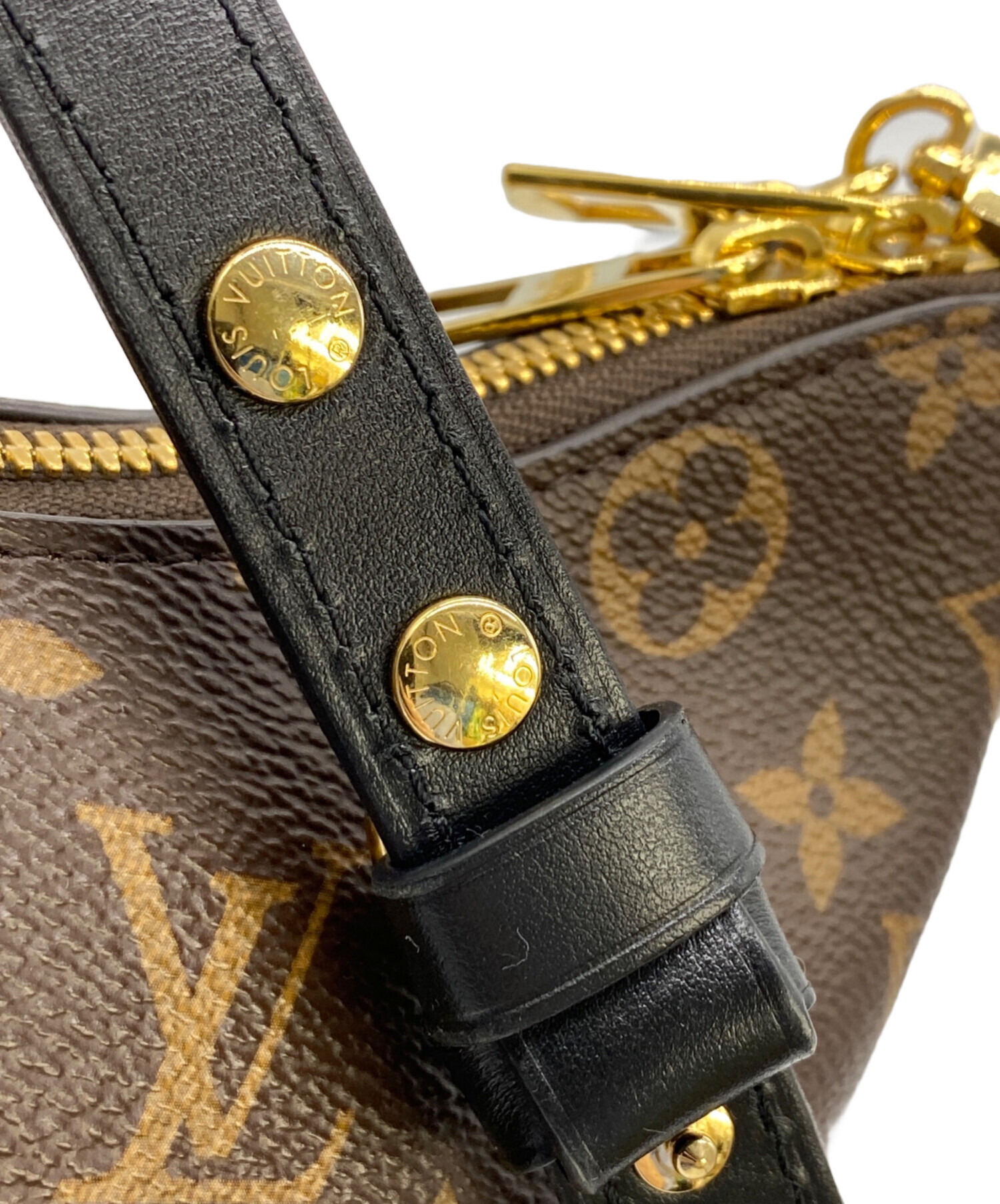 N608 【希少美中古】LOUIS VUITTON ルイヴィトン モノグラム ポパンクールロン レザー ハンドバッグ Louis Vuitton ボストンバッグ 大きめ（中古品） ルイヴィトンの