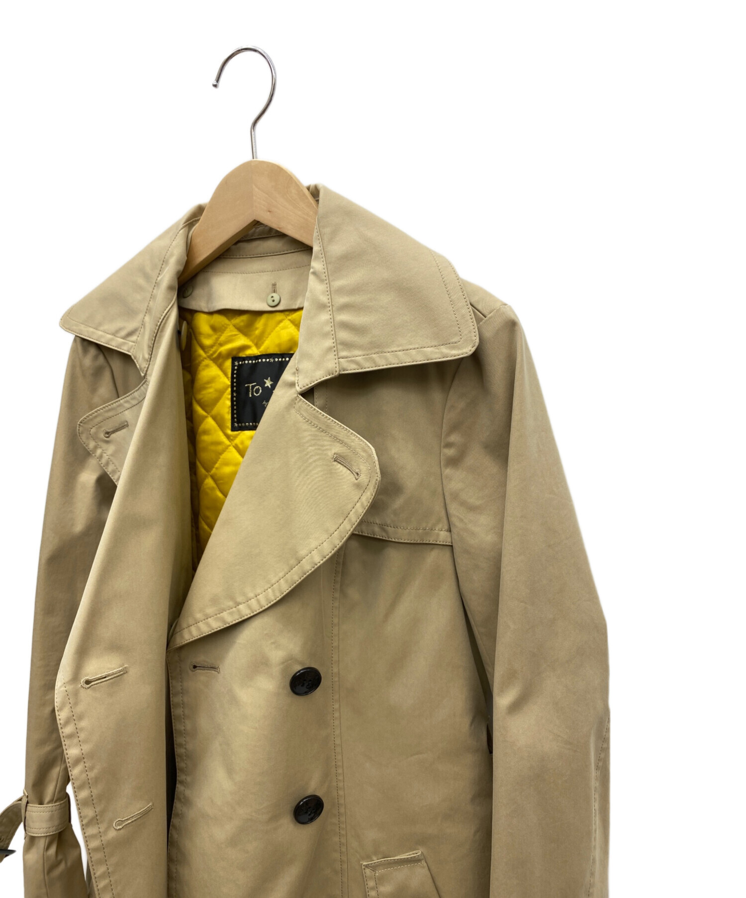専用新品　To b. by agnes b. トレンチコートベージュ サイズ40 中古・古着通販】To b. by agnes b. (トゥービー バイ アニエスベー