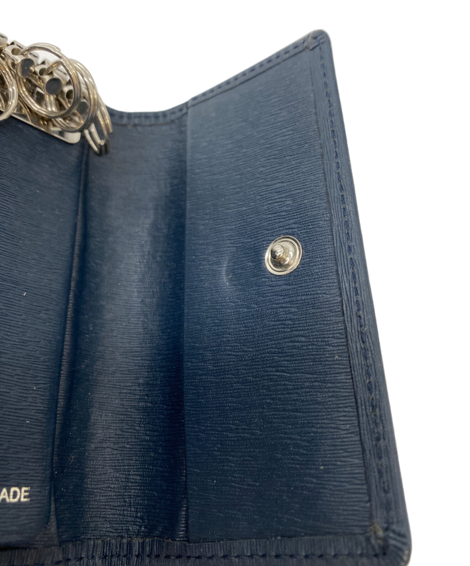 中古・古着通販】PORTER (ポーター) CURRENT 4連キーケース ネイビー