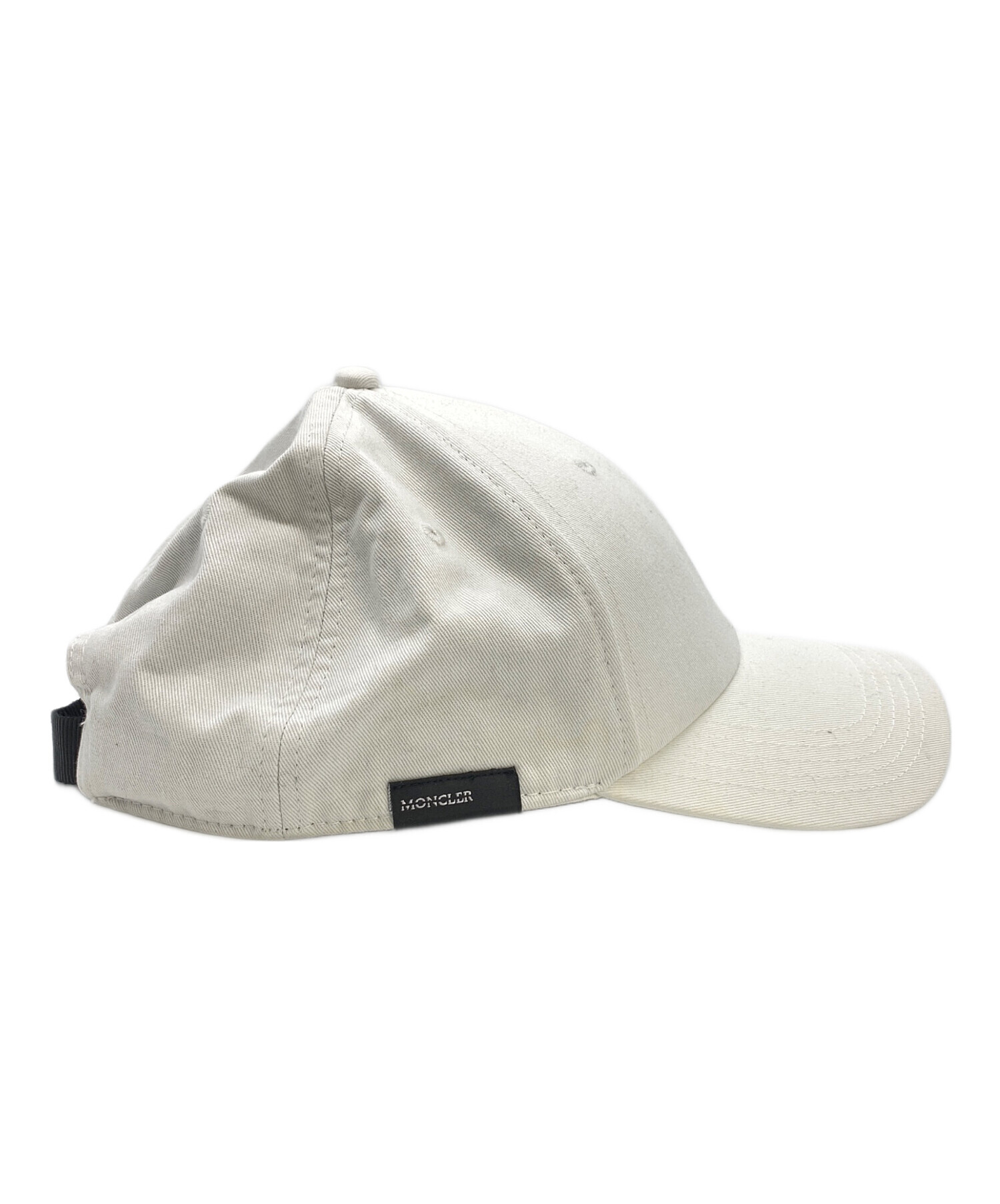 中古・古着通販】MONCLER (モンクレール) BASEBALL キャップ ホワイト 