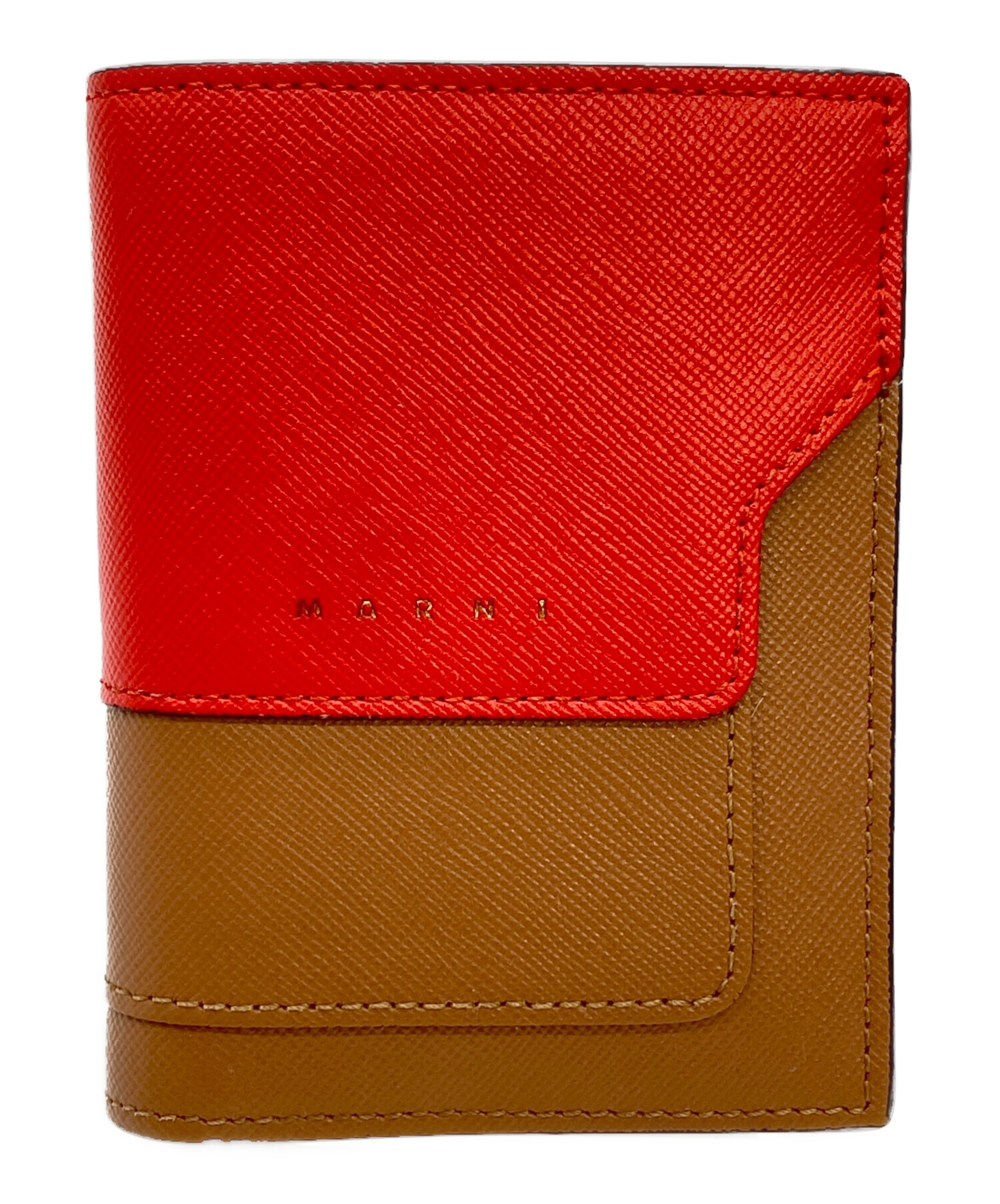 中古・古着通販】MARNI (マルニ) バイフォールドウォレット レッド