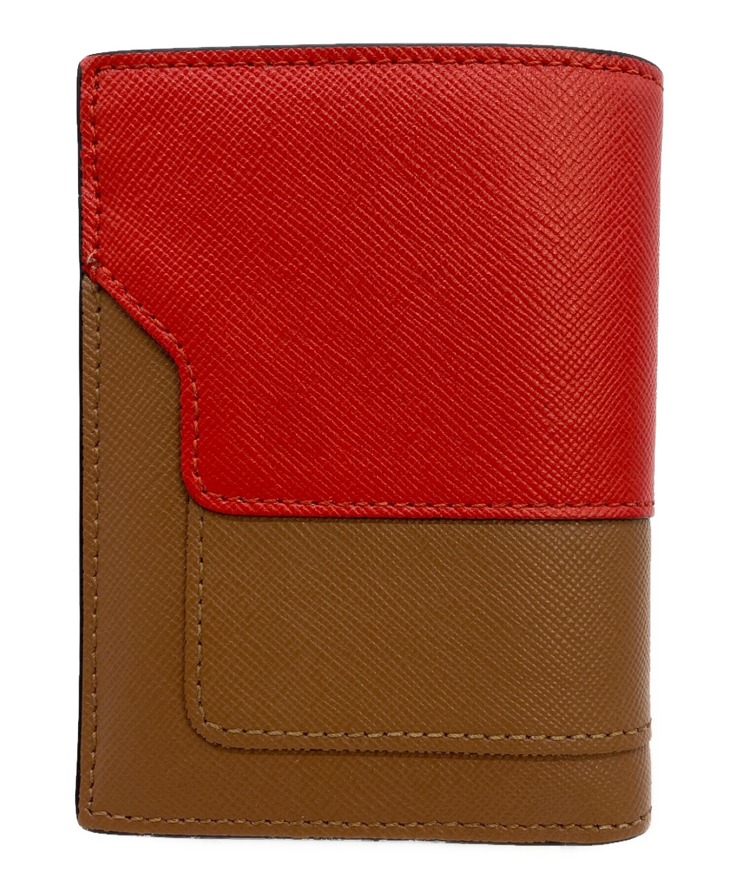 中古・古着通販】MARNI (マルニ) バイフォールドウォレット レッド 