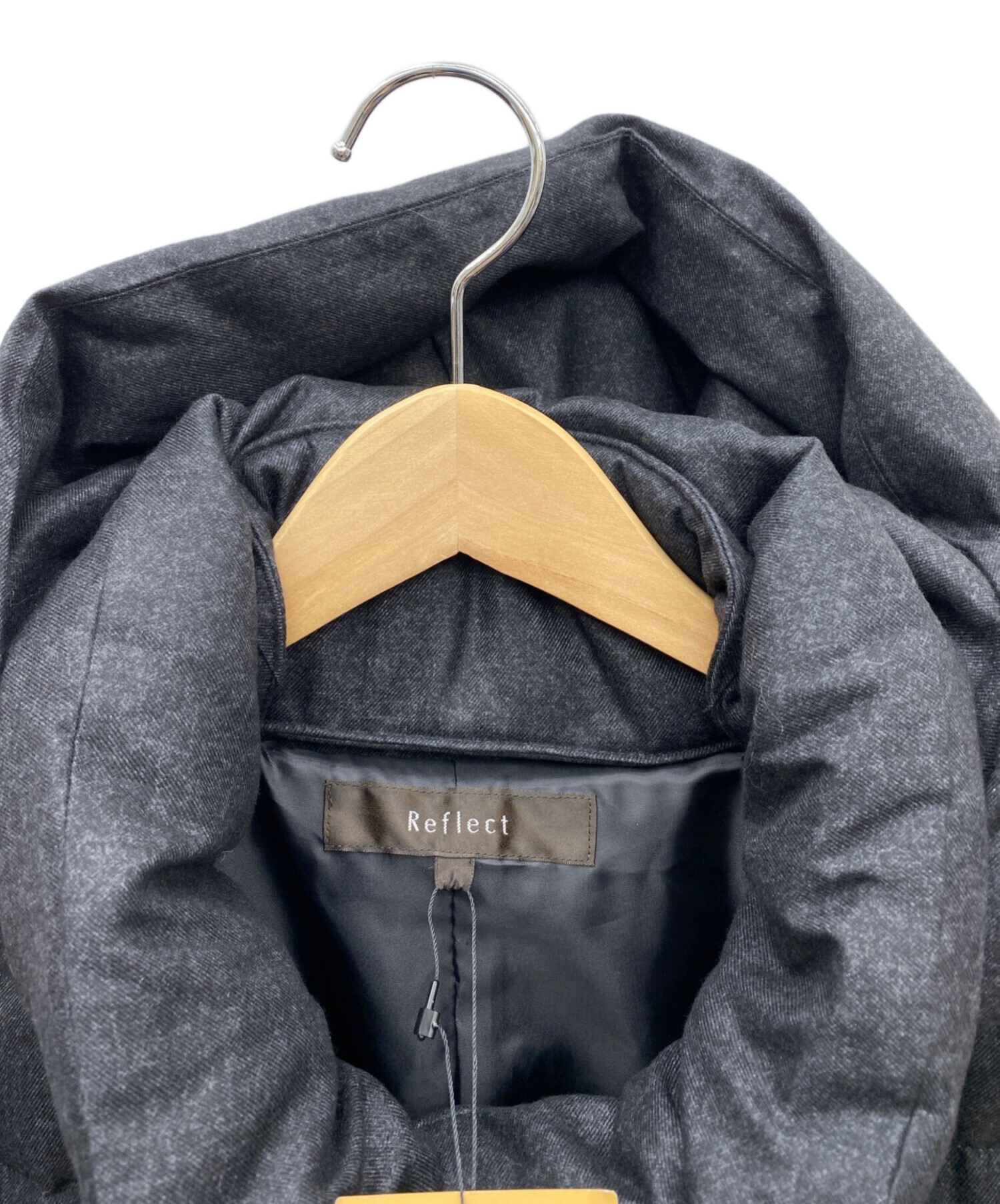中古・古着通販】ReFLEcT (リフレクト) スタンドカラーフーデッド