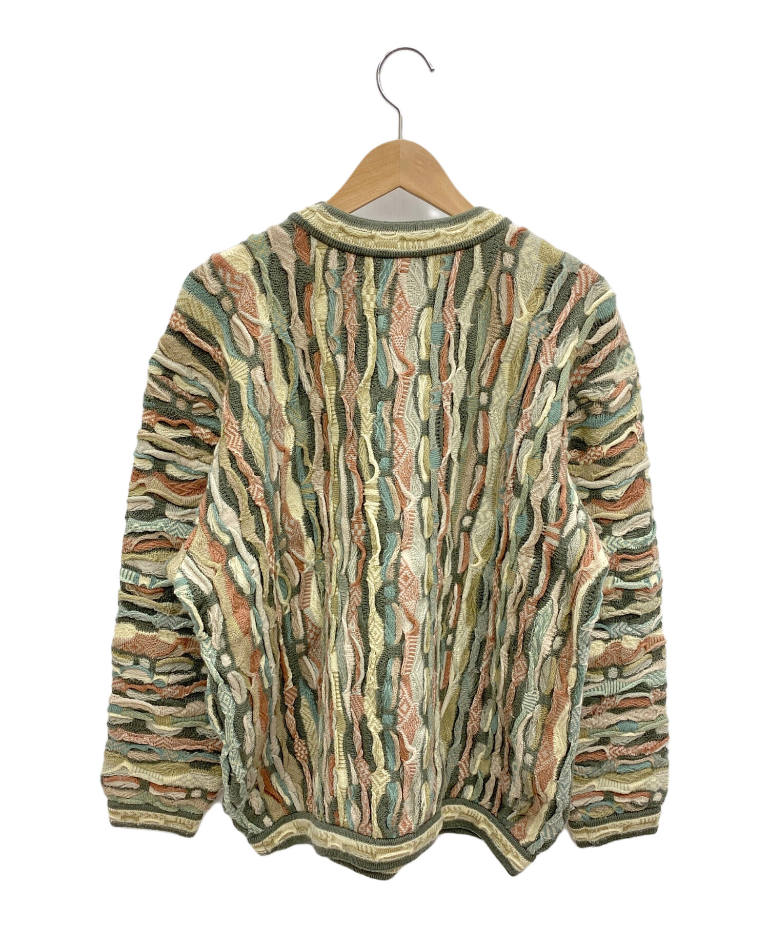 中古・古着通販】Coogi (クージー) 3Dニット マルチカラー サイズ:L