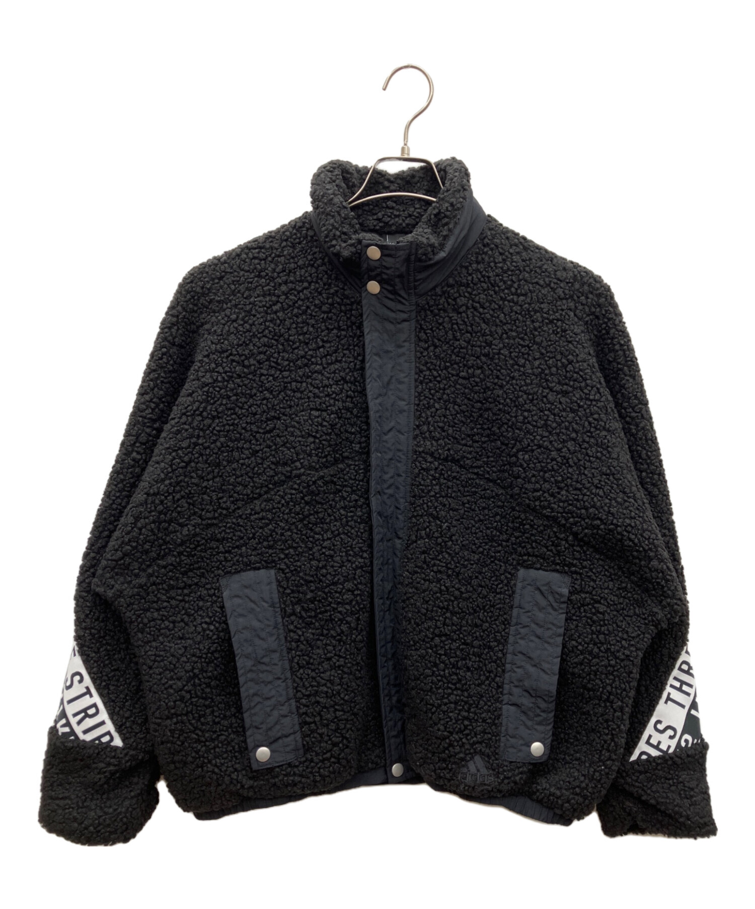 激レアadidas 80s 90s タグ付き未使用品‼️ボアベスト　ボアジャケット 中古・古着通販】adidas (アディダス) ビッグシルエットボアジャケット